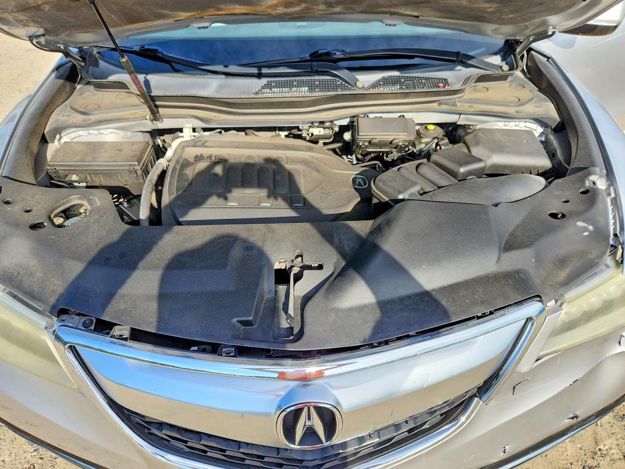 2014 Acura Mdx Technology Silver vin: 5FRYD3H40EB004783