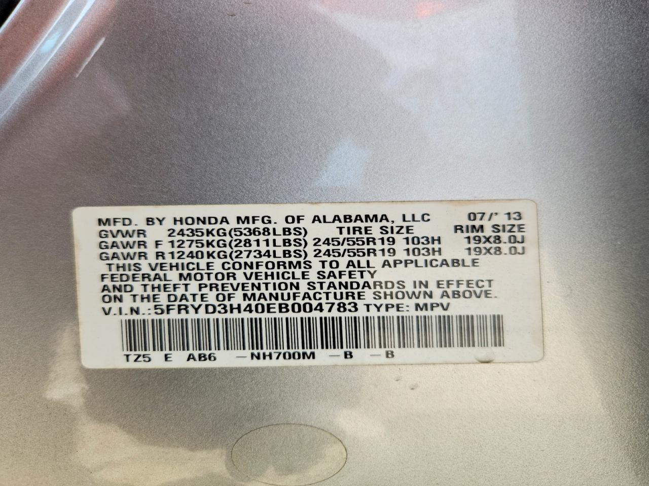2014 Acura Mdx Technology Silver vin: 5FRYD3H40EB004783
