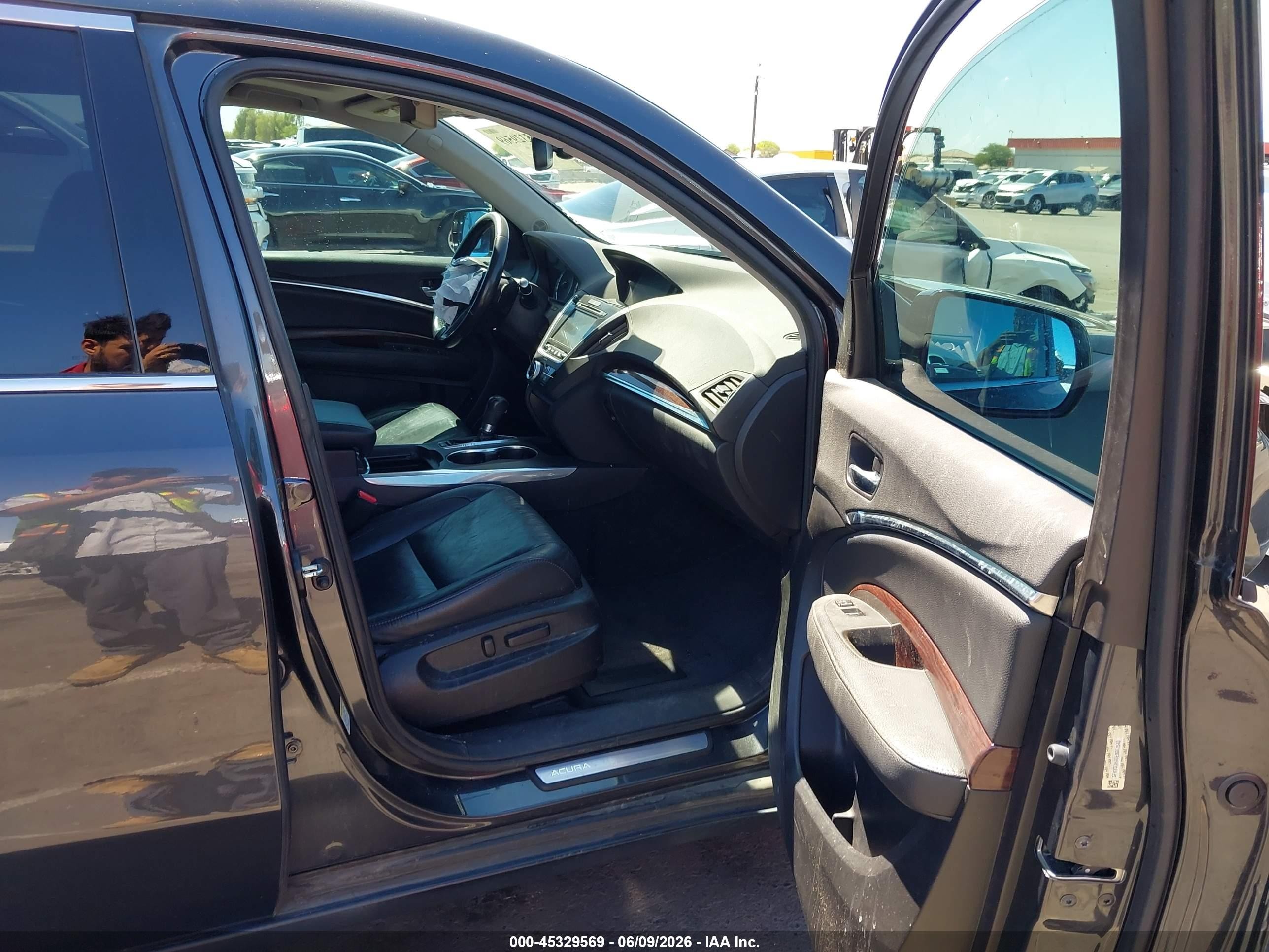 2014 Acura Mdx Technology Package Black vin: 5FRYD3H40EB007540