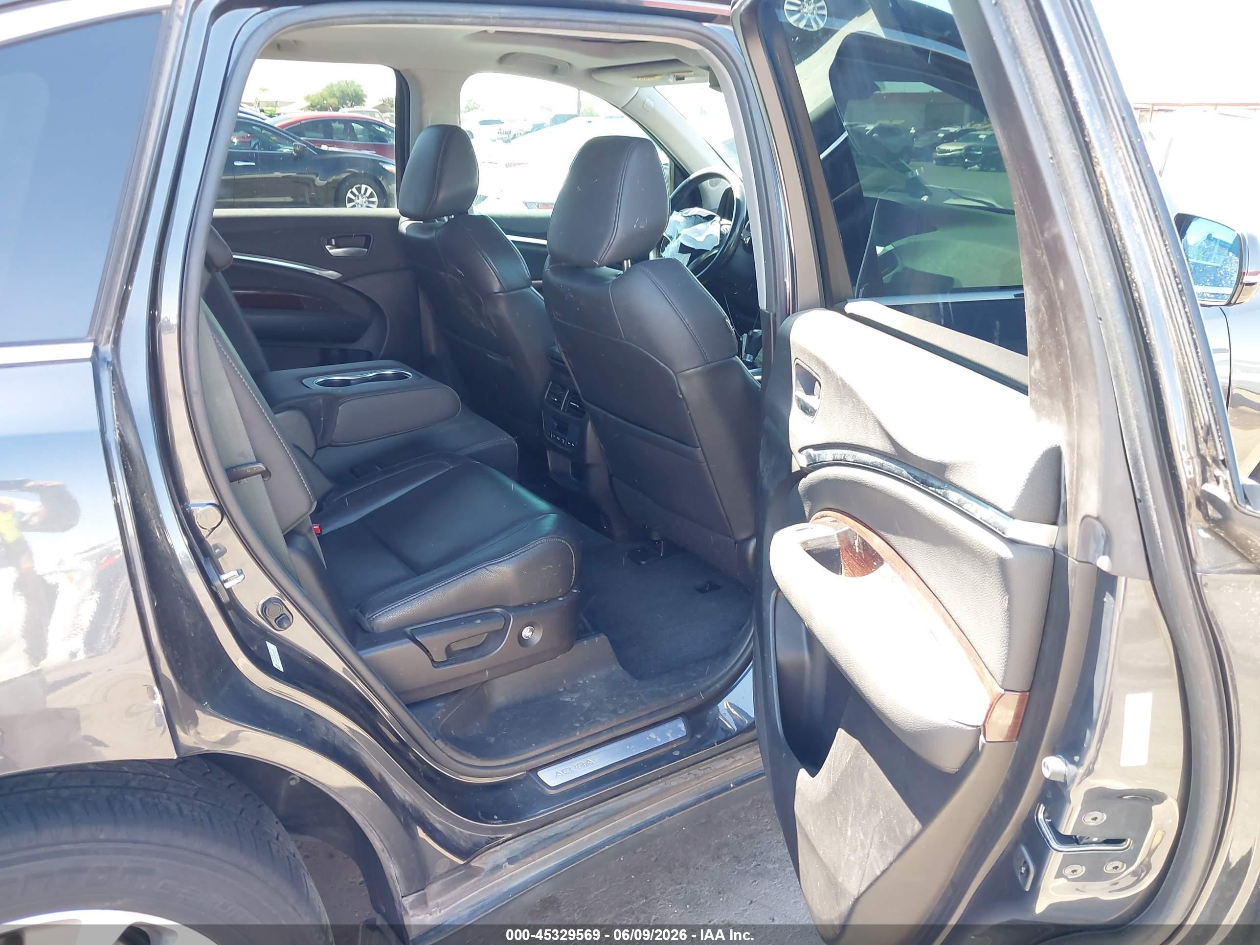2014 Acura Mdx Technology Package Black vin: 5FRYD3H40EB007540