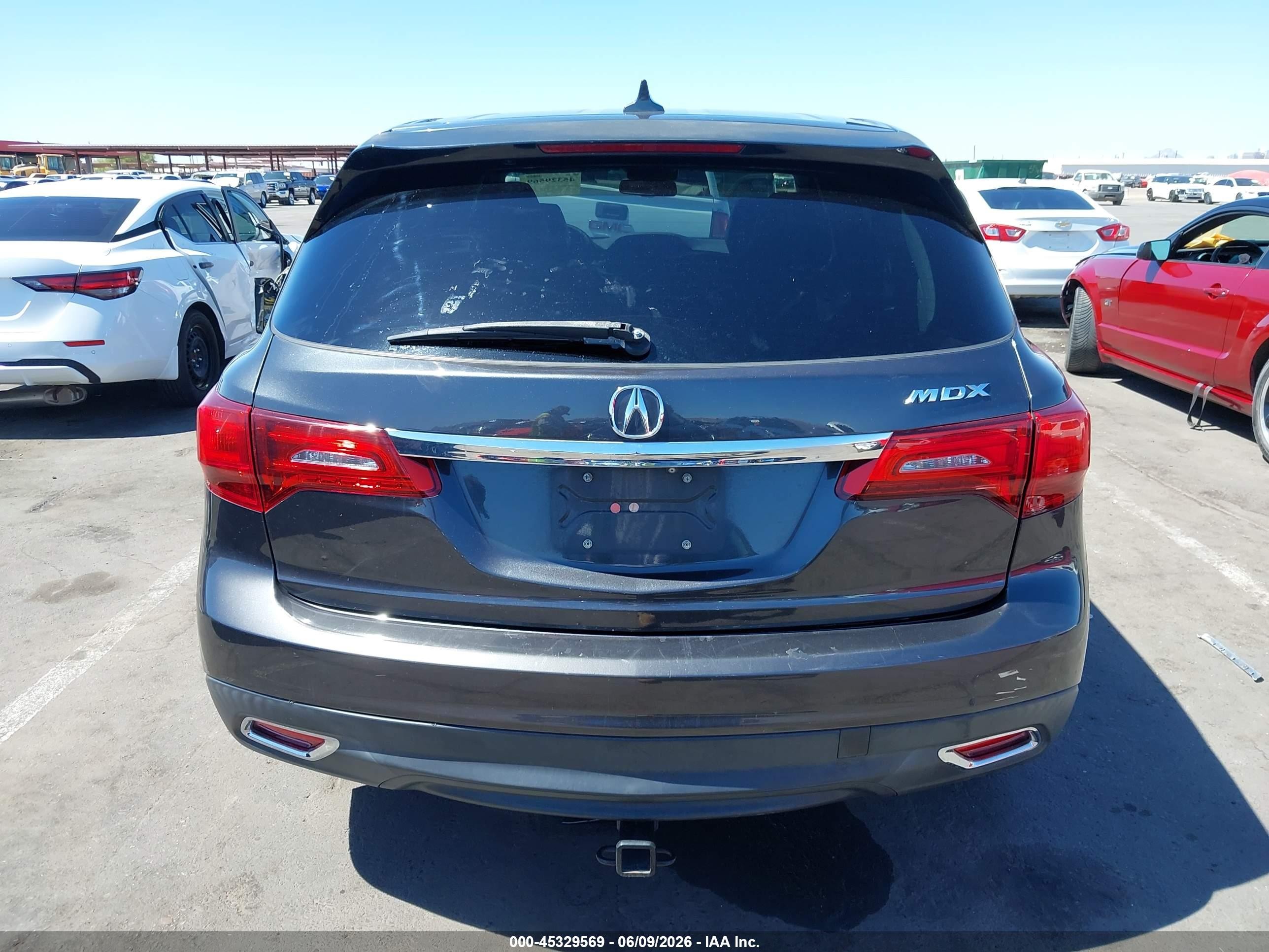 2014 Acura Mdx Technology Package Black vin: 5FRYD3H40EB007540