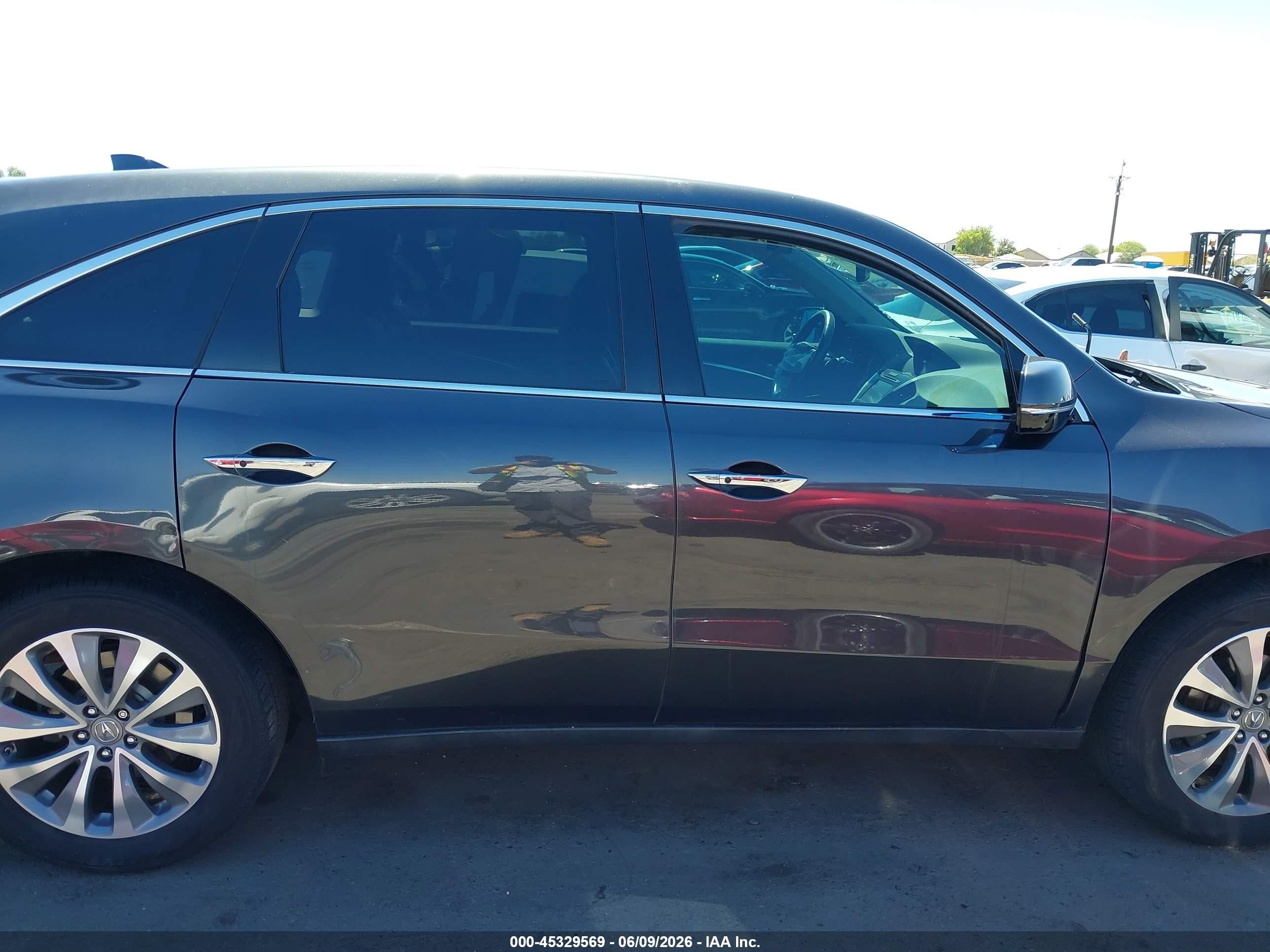 2014 Acura Mdx Technology Package Black vin: 5FRYD3H40EB007540