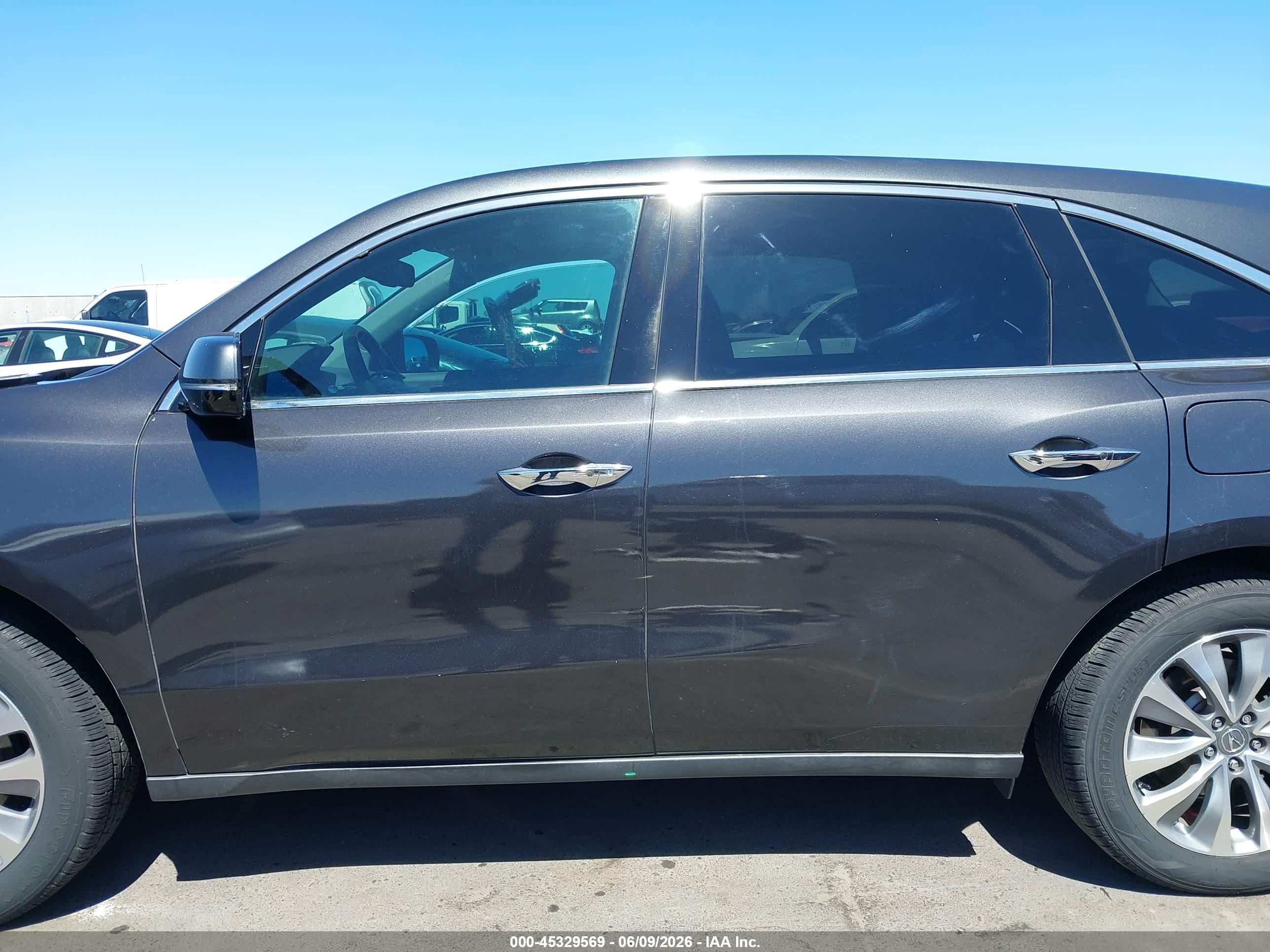 2014 Acura Mdx Technology Package Black vin: 5FRYD3H40EB007540