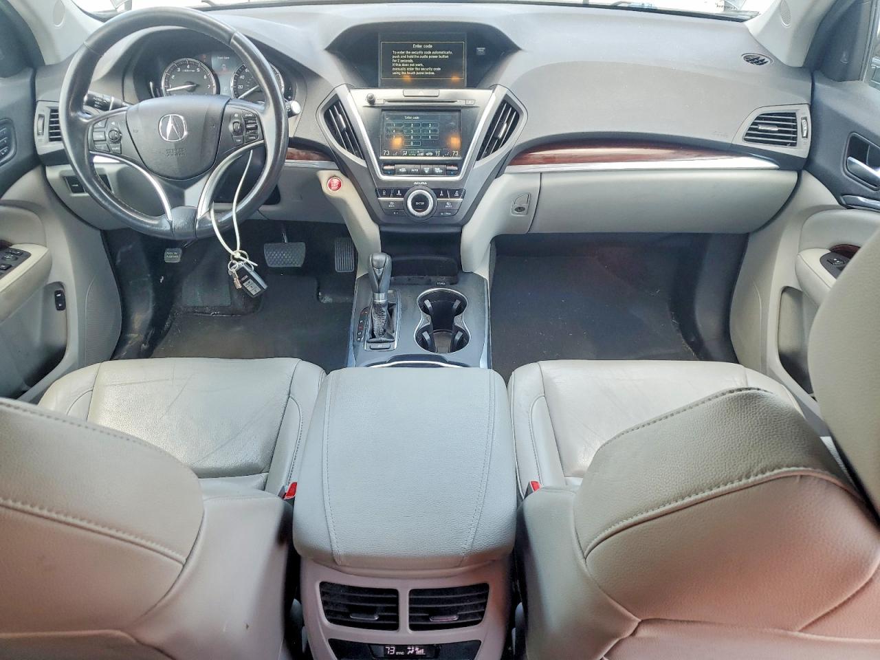 2014 Acura Mdx Technology Серый vin: 5FRYD3H40EB017355