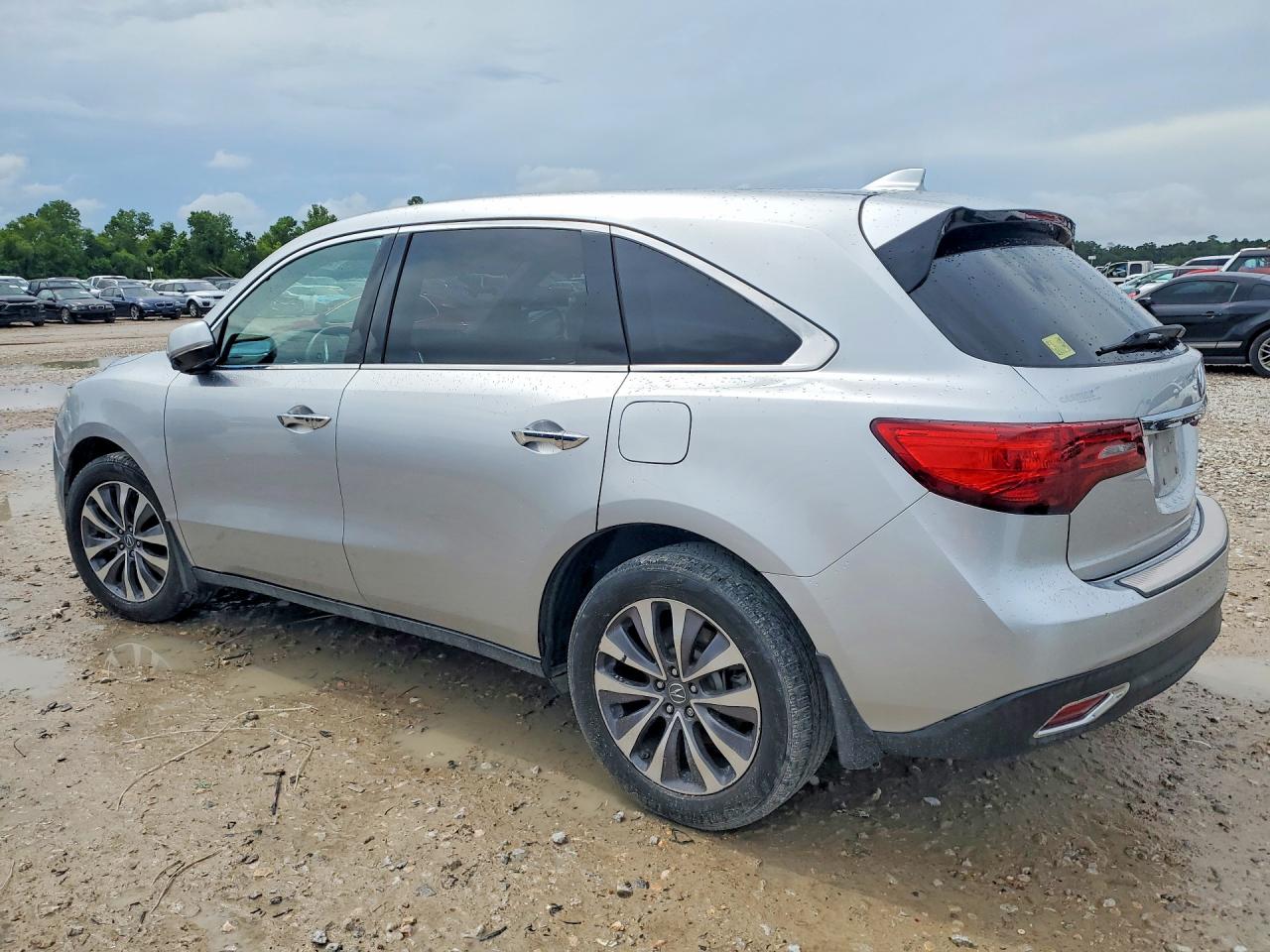 2014 Acura Mdx Technology Silver vin: 5FRYD3H40EB020191