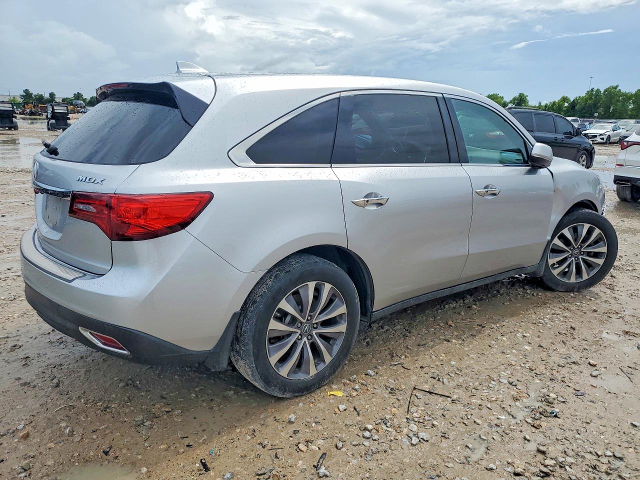 2014 Acura Mdx Technology Silver vin: 5FRYD3H40EB020191