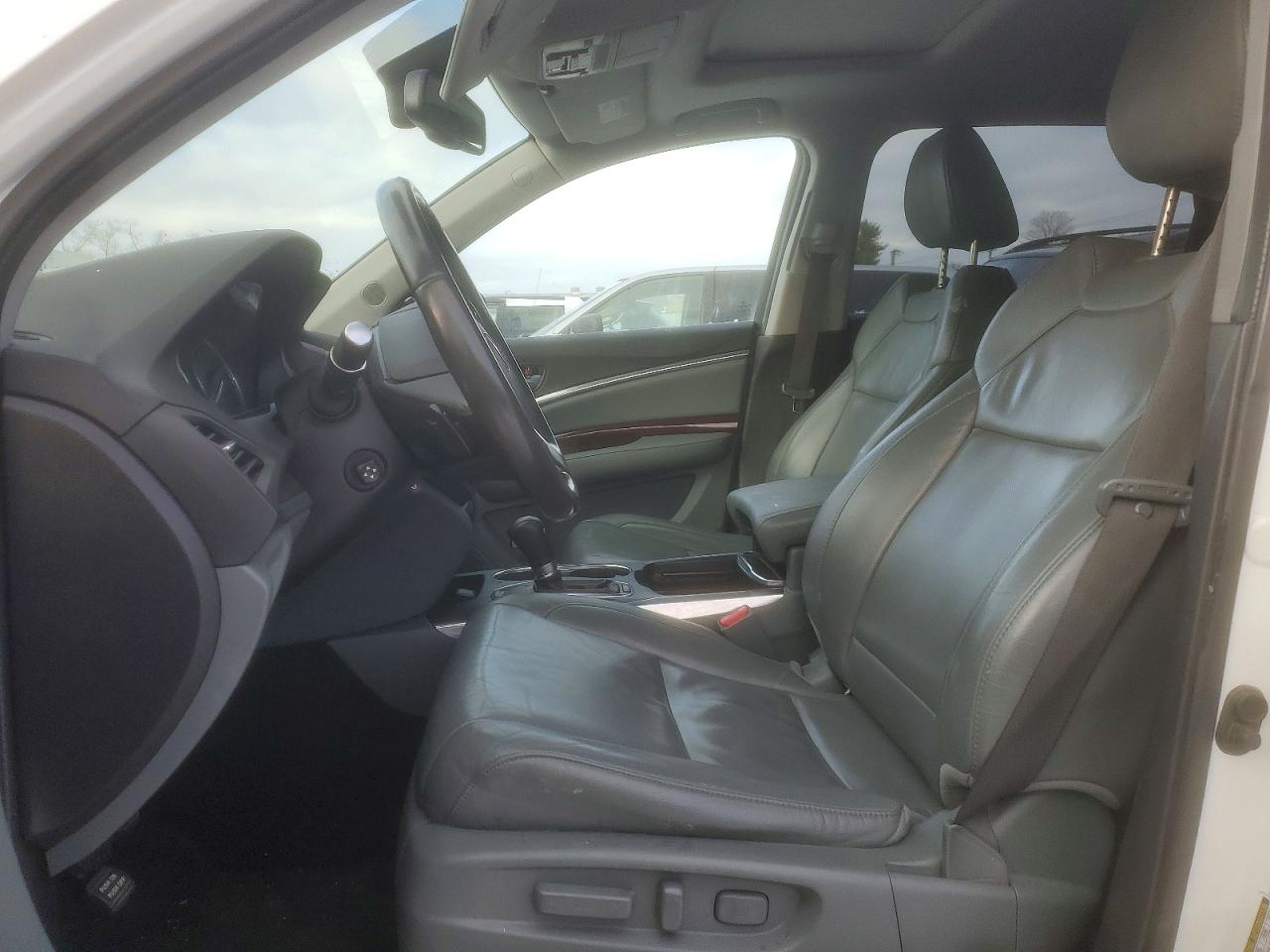 2014 Acura Mdx Technology White vin: 5FRYD3H40EB020711