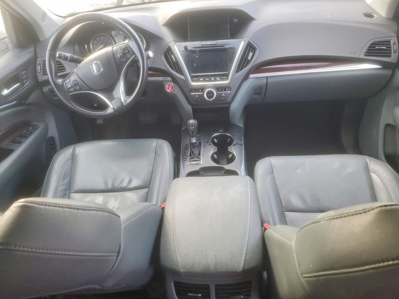 2014 Acura Mdx Technology White vin: 5FRYD3H40EB020711