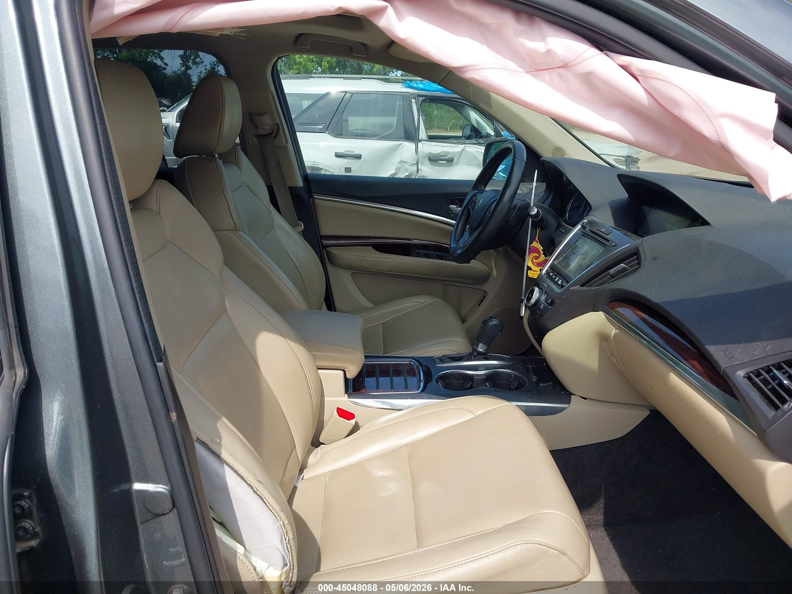 2015 Acura Mdx Technology Package Gray vin: 5FRYD3H40FB001223