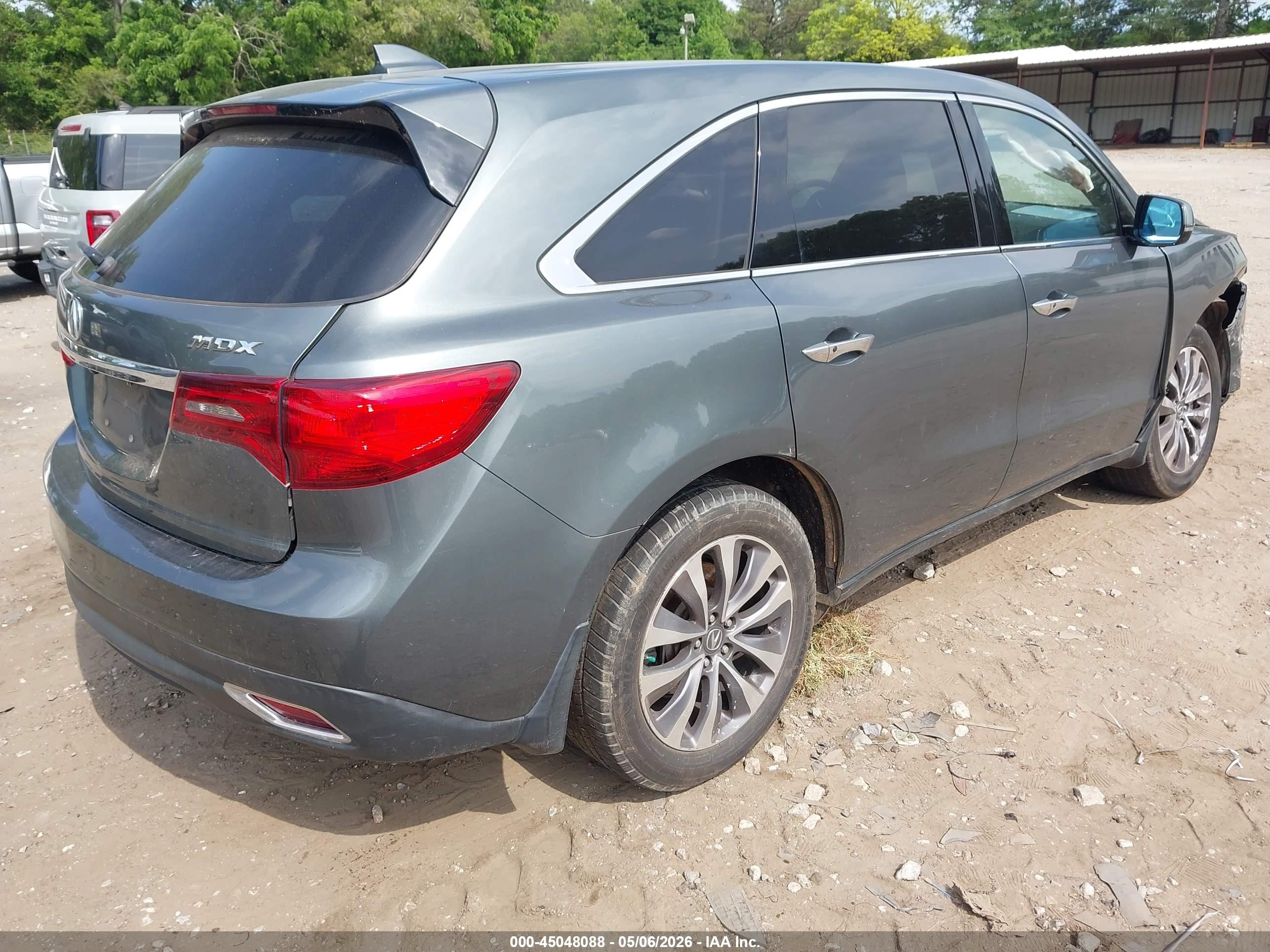 2015 Acura Mdx Technology Package Gray vin: 5FRYD3H40FB001223
