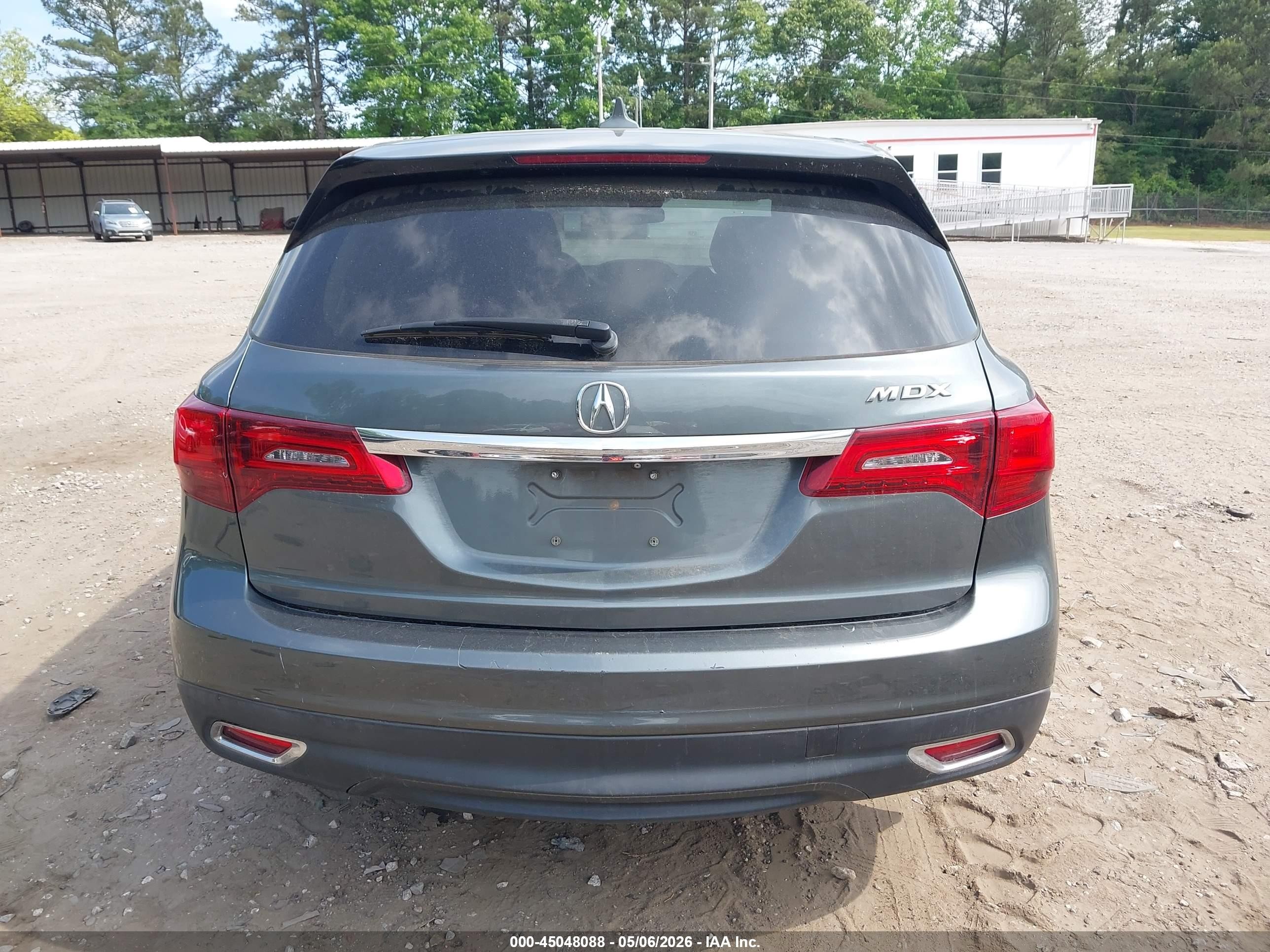 2015 Acura Mdx Technology Package Gray vin: 5FRYD3H40FB001223