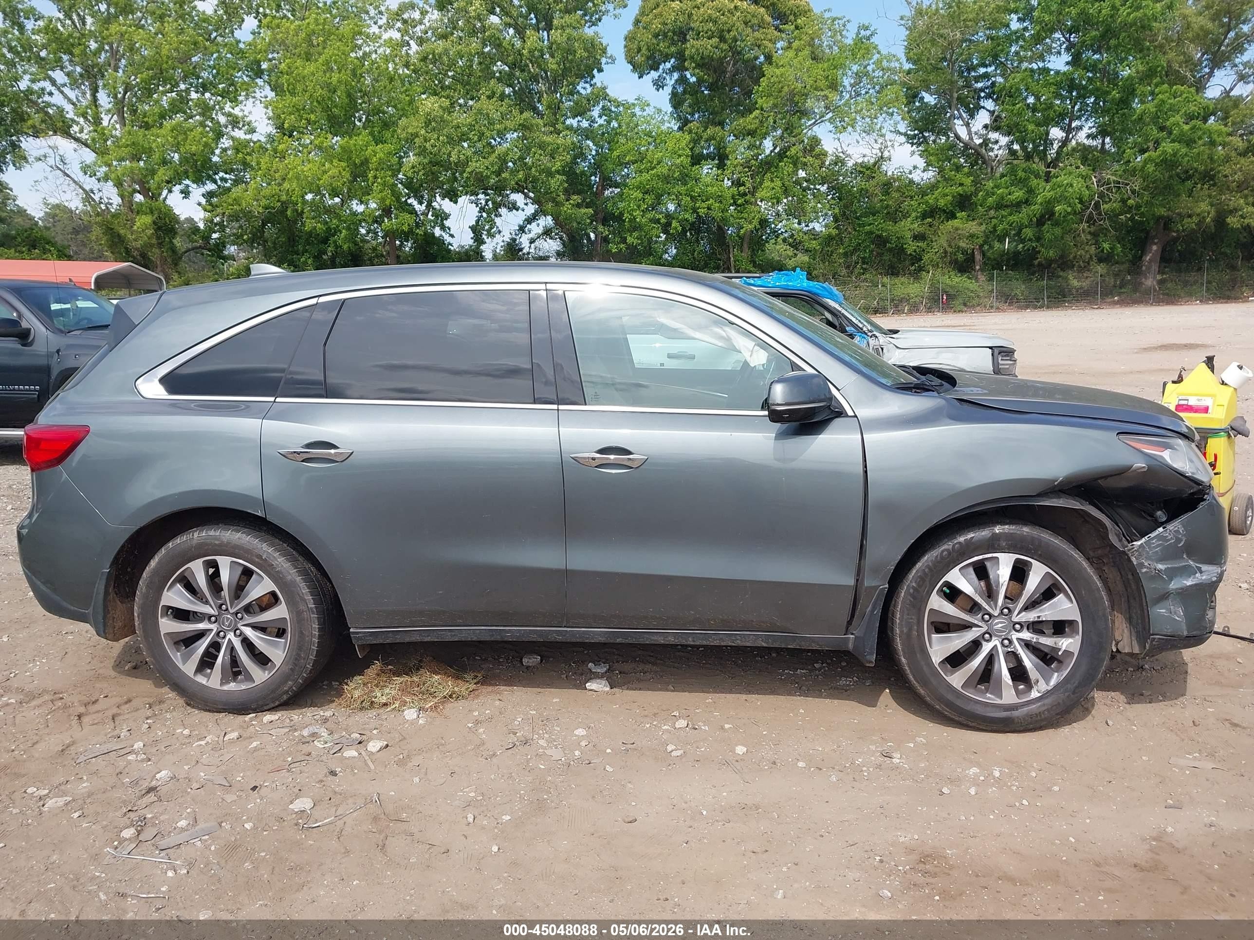 2015 Acura Mdx Technology Package Gray vin: 5FRYD3H40FB001223