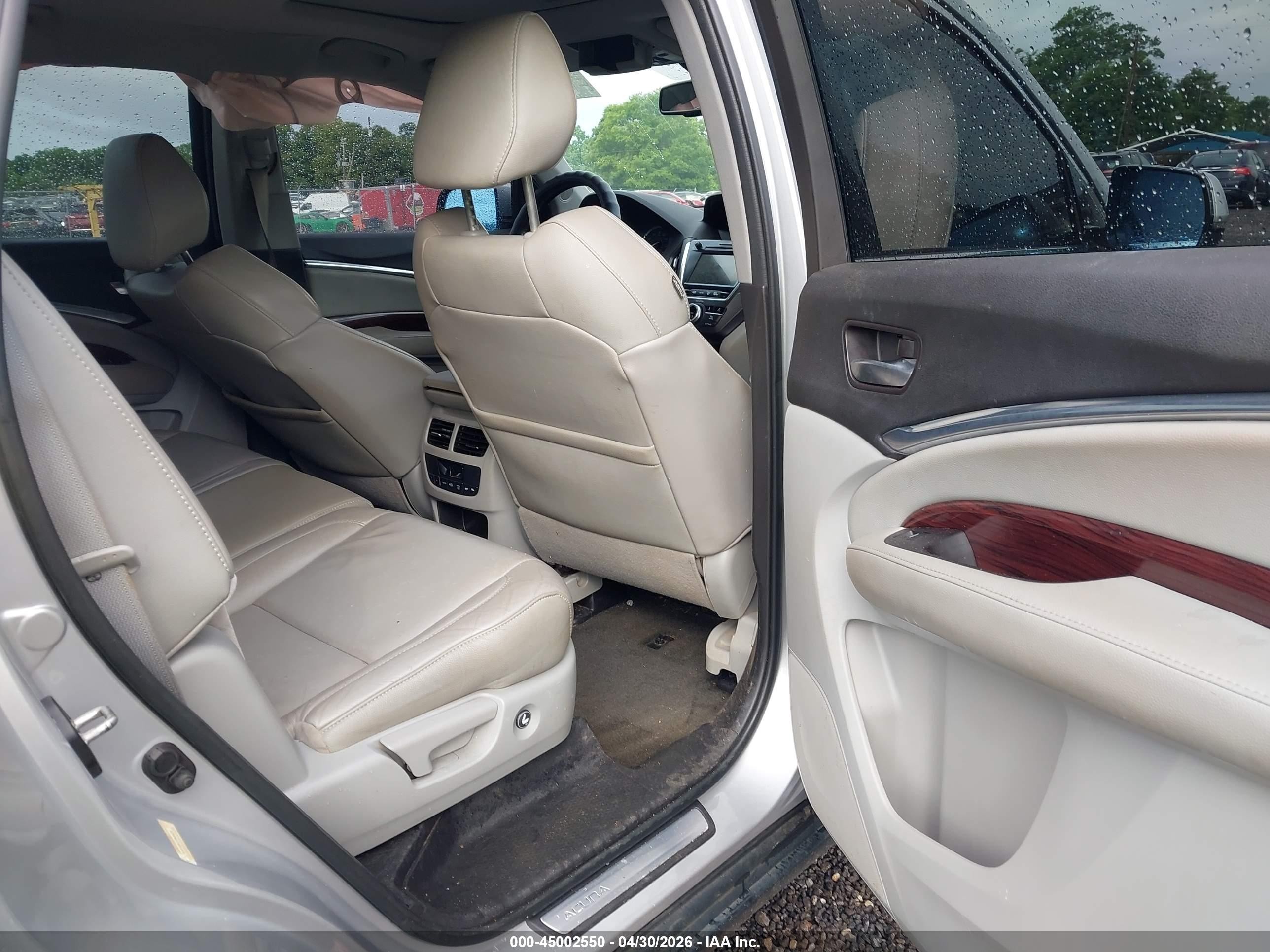 2015 Acura Mdx Technology Package Silver vin: 5FRYD3H41FB009220