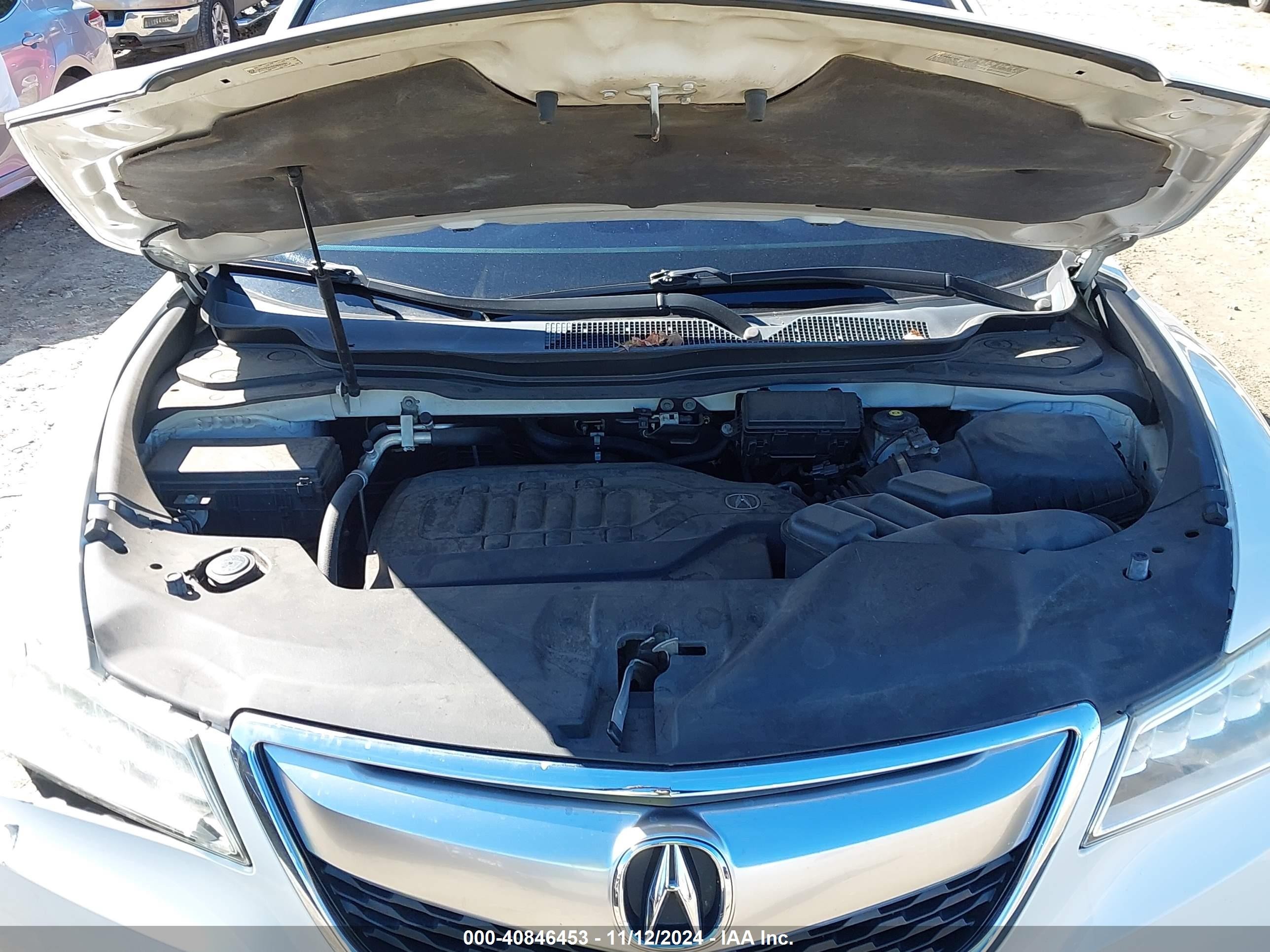2014 Acura Mdx Technology Package White vin: 5FRYD3H42EB003568