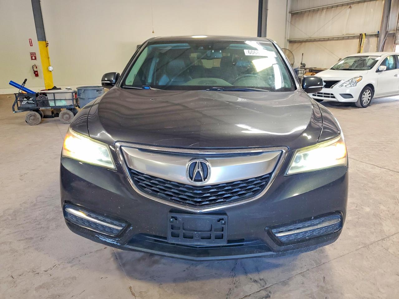 2014 Acura Mdx Technology Gray vin: 5FRYD3H42EB017485