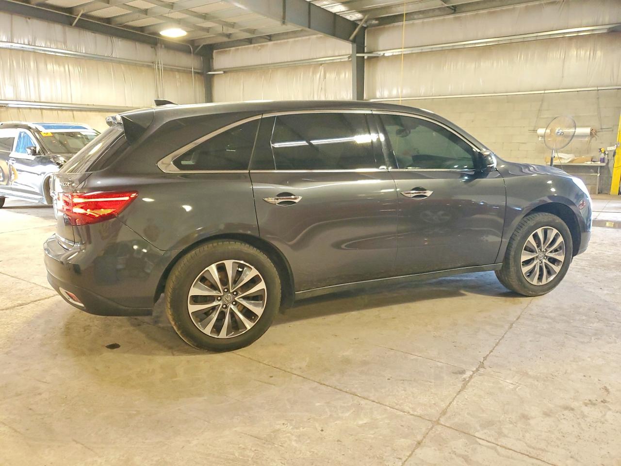 2014 Acura Mdx Technology Gray vin: 5FRYD3H42EB017485