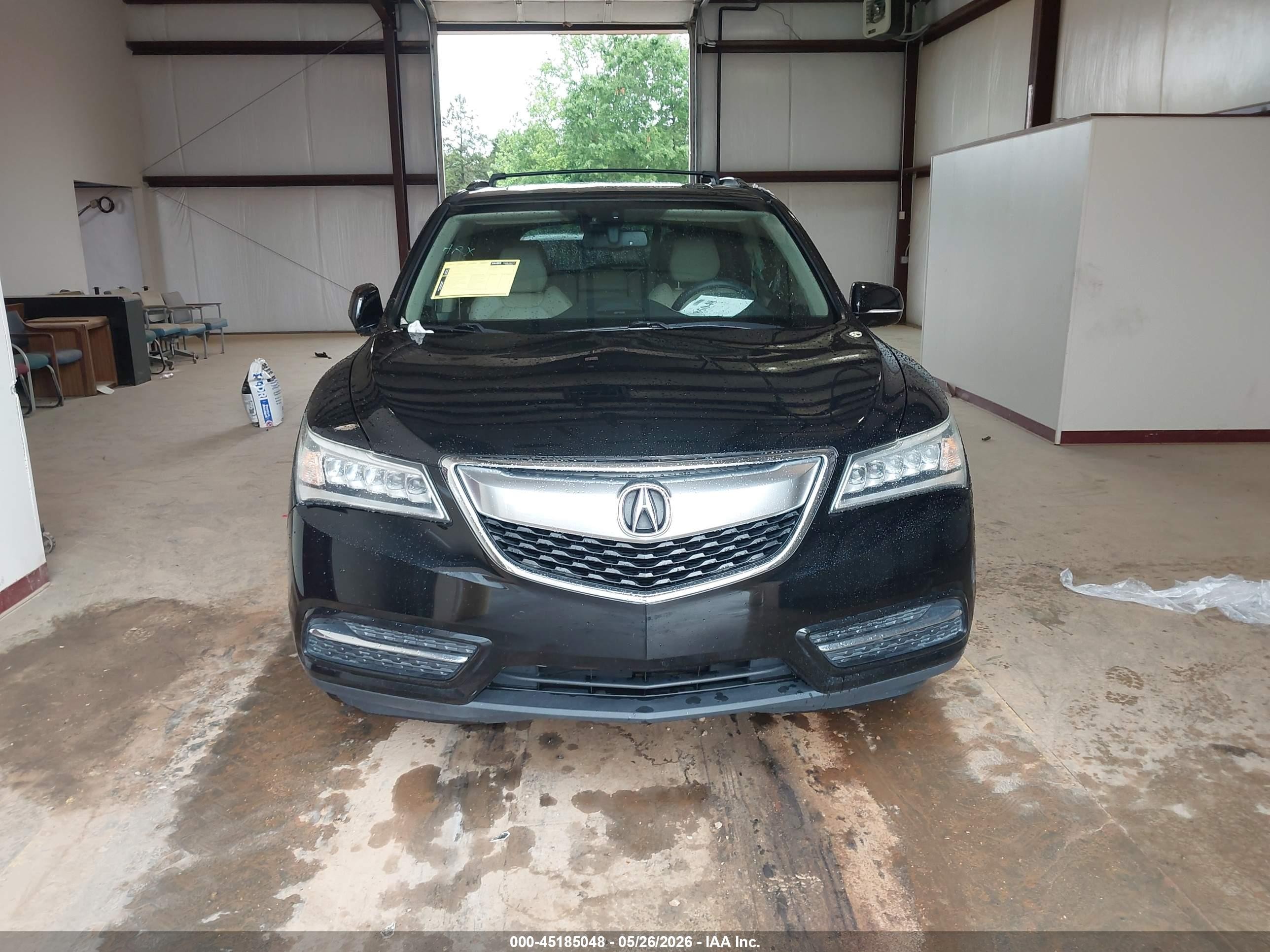 2014 Acura Mdx Technology Package Black vin: 5FRYD3H42EB017857