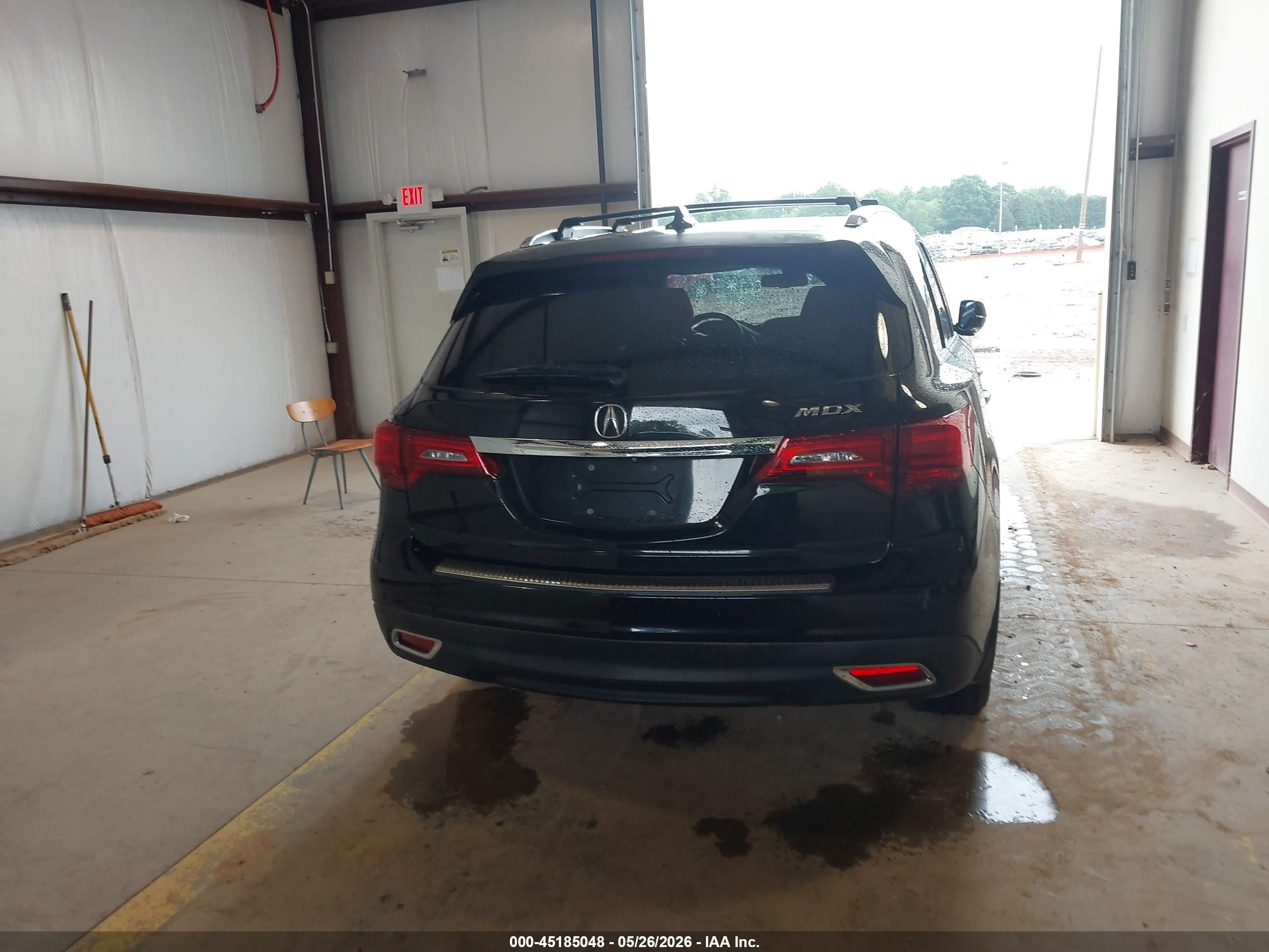 2014 Acura Mdx Technology Package Black vin: 5FRYD3H42EB017857