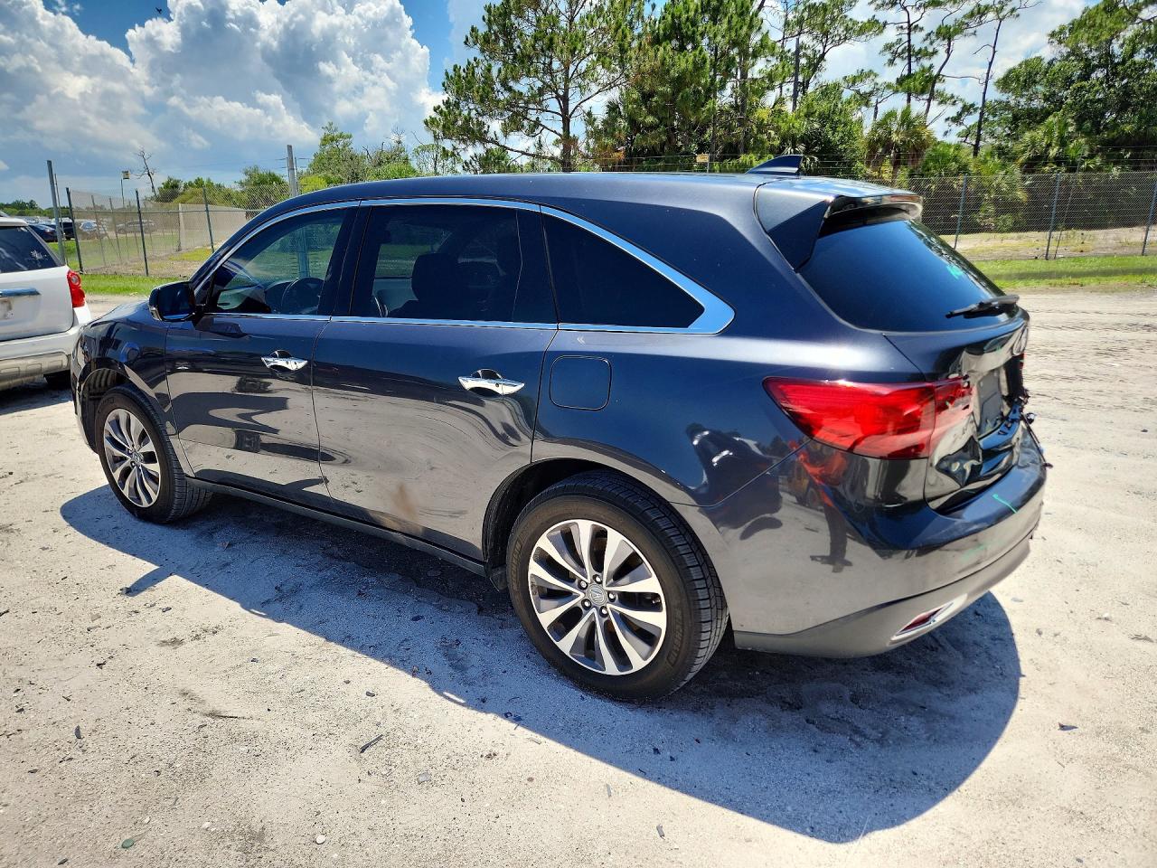 2014 Acura Mdx Technology Gray vin: 5FRYD3H42EB019463