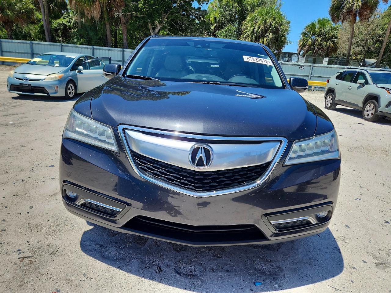 2014 Acura Mdx Technology Gray vin: 5FRYD3H42EB019463