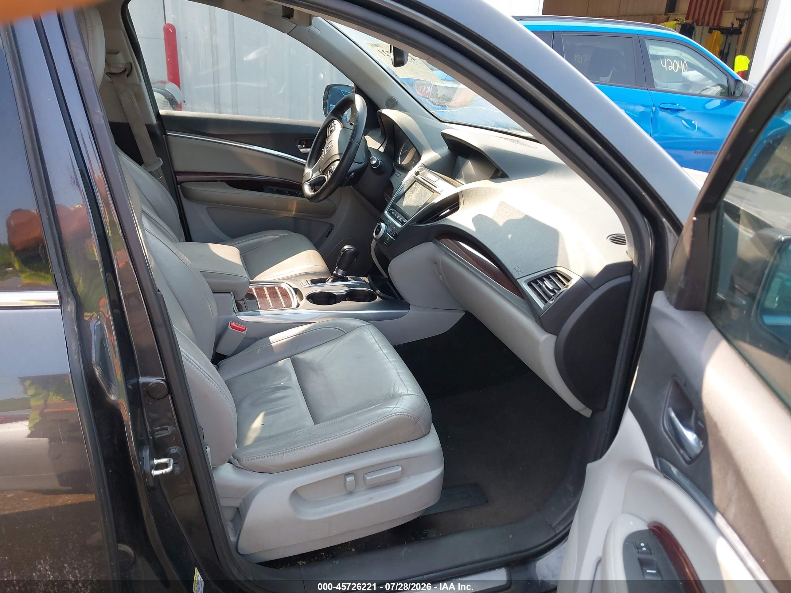 2015 Acura Mdx Technology Package Gray vin: 5FRYD3H42FB006729