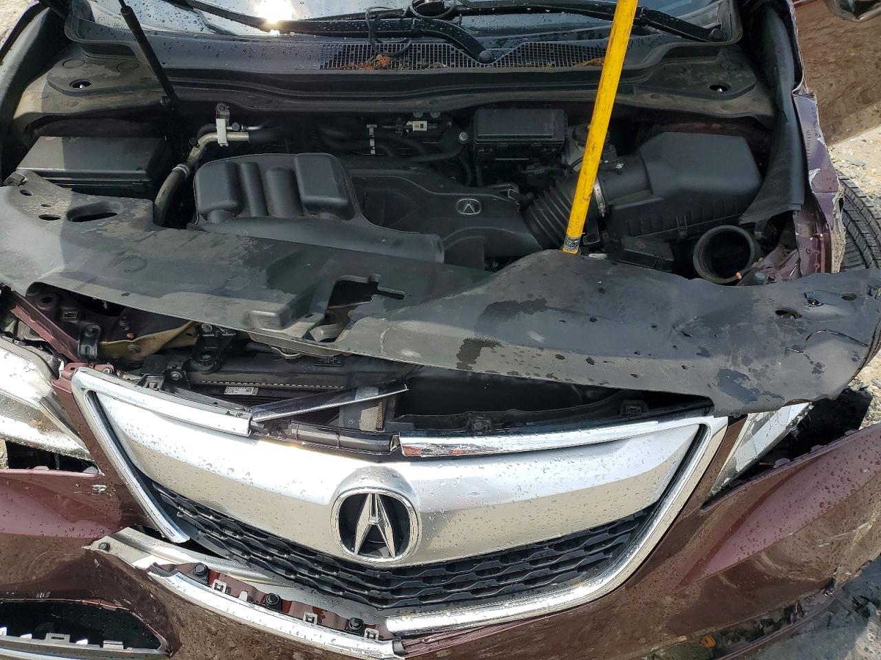 2015 Acura Mdx Technology Burgundy vin: 5FRYD3H43FB005136
