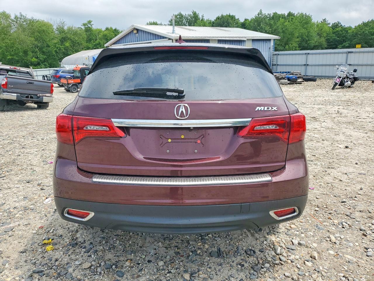 2015 Acura Mdx Technology Burgundy vin: 5FRYD3H43FB005136