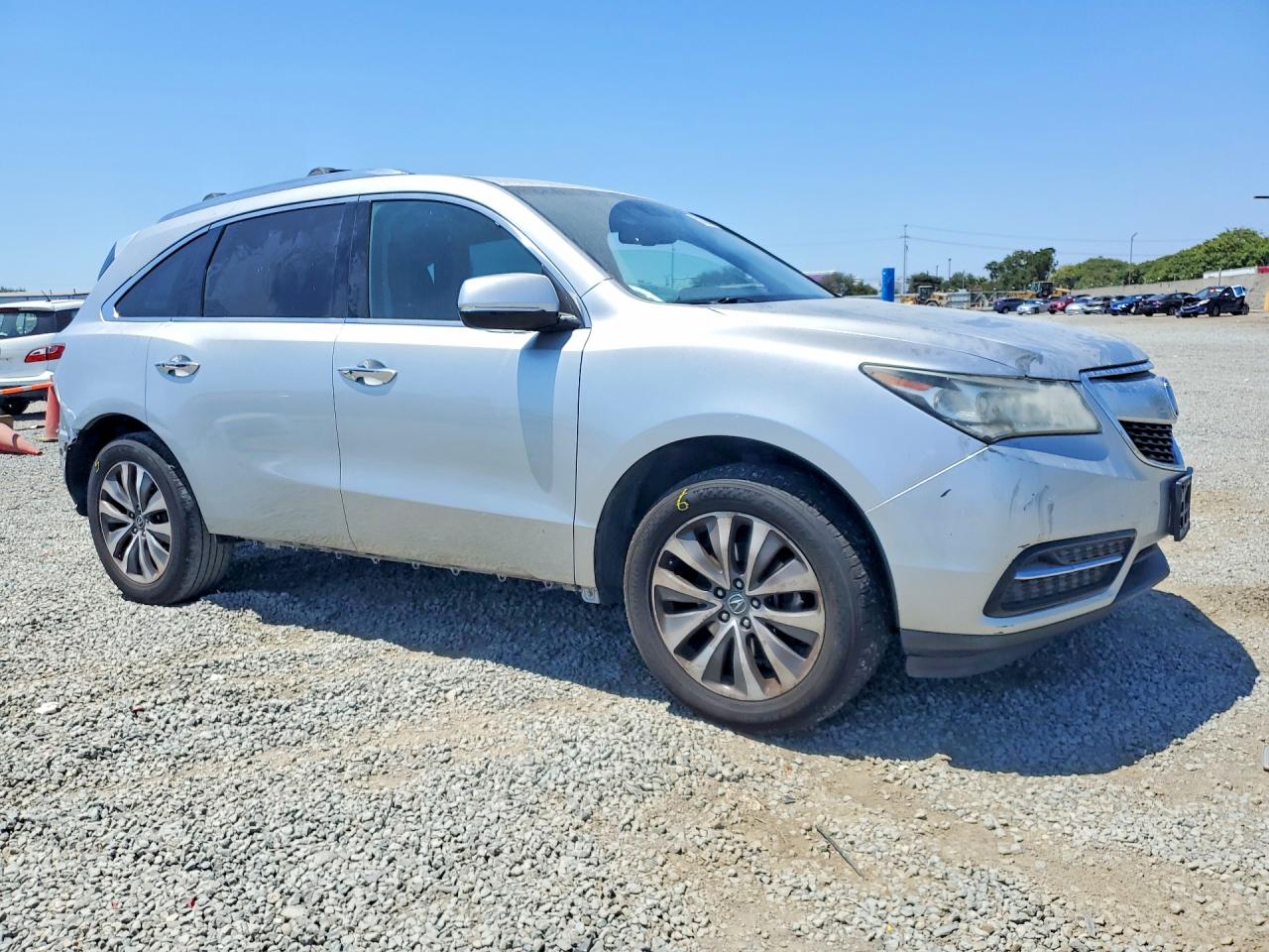 2014 Acura Mdx Technology Silver vin: 5FRYD3H44EB008979