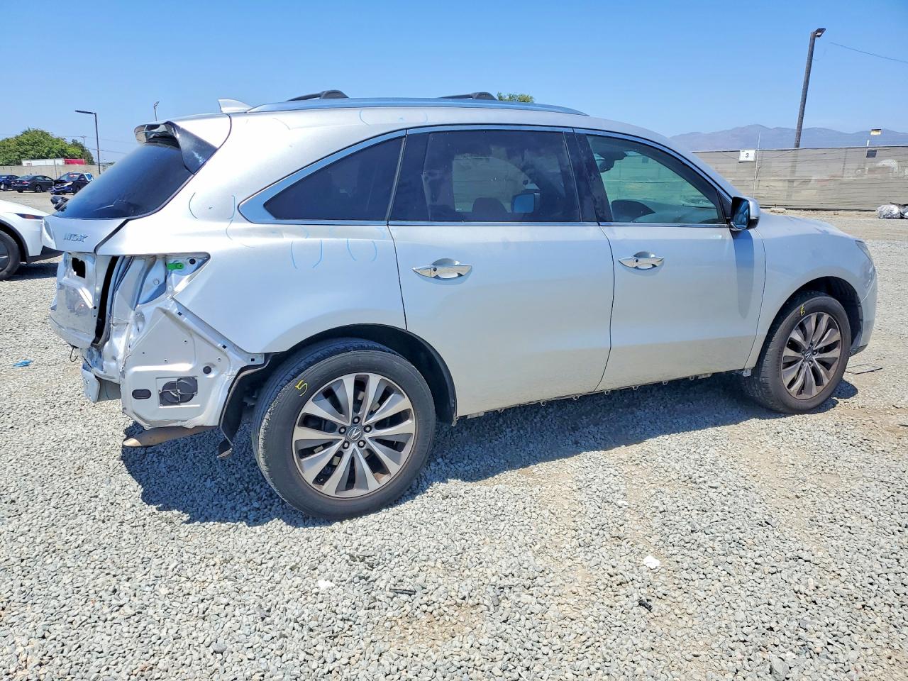 2014 Acura Mdx Technology Silver vin: 5FRYD3H44EB008979