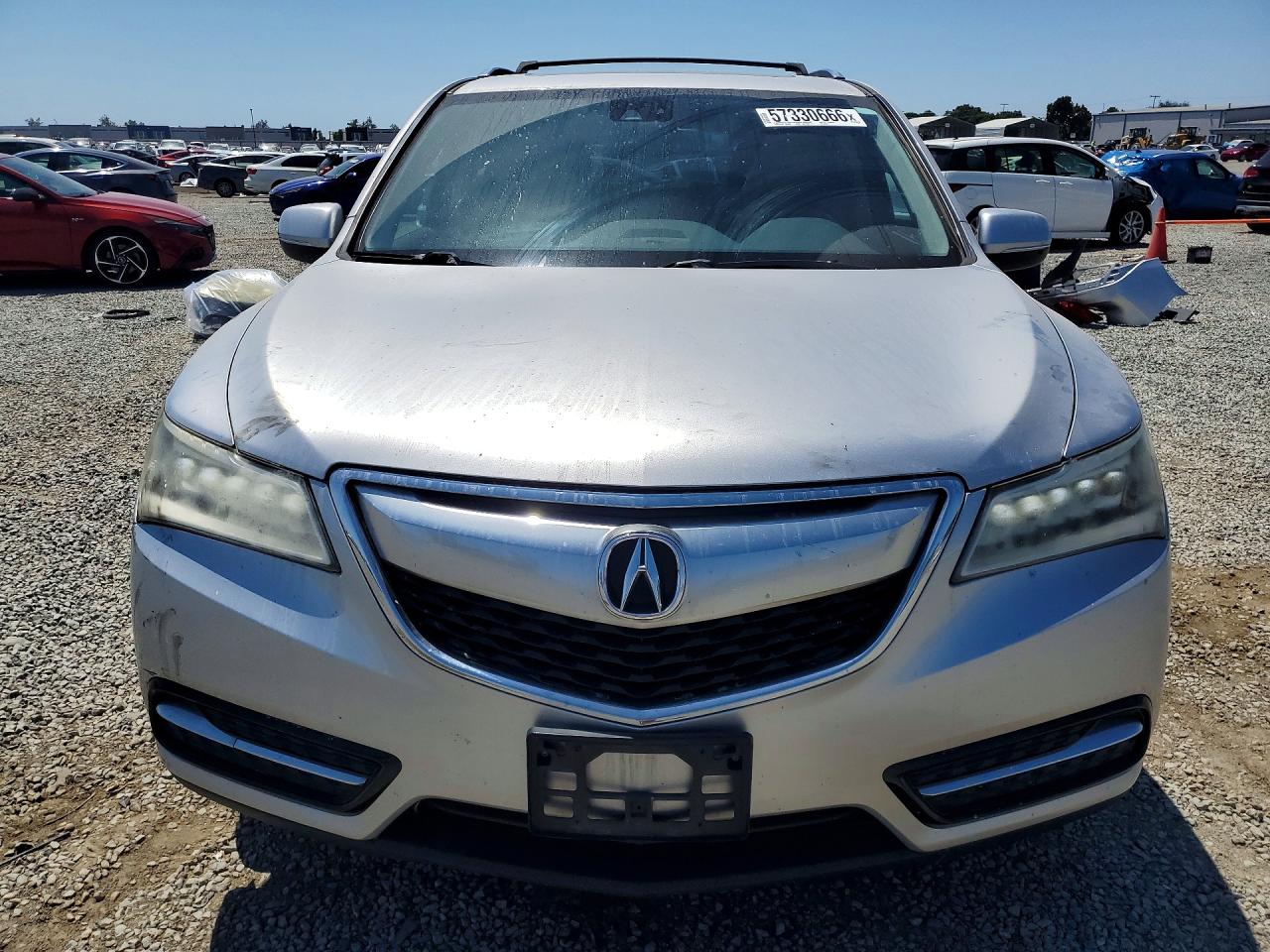 2014 Acura Mdx Technology Silver vin: 5FRYD3H44EB008979