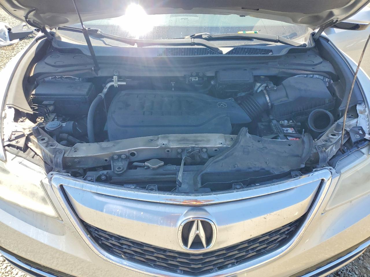 2014 Acura Mdx Technology Silver vin: 5FRYD3H44EB008979