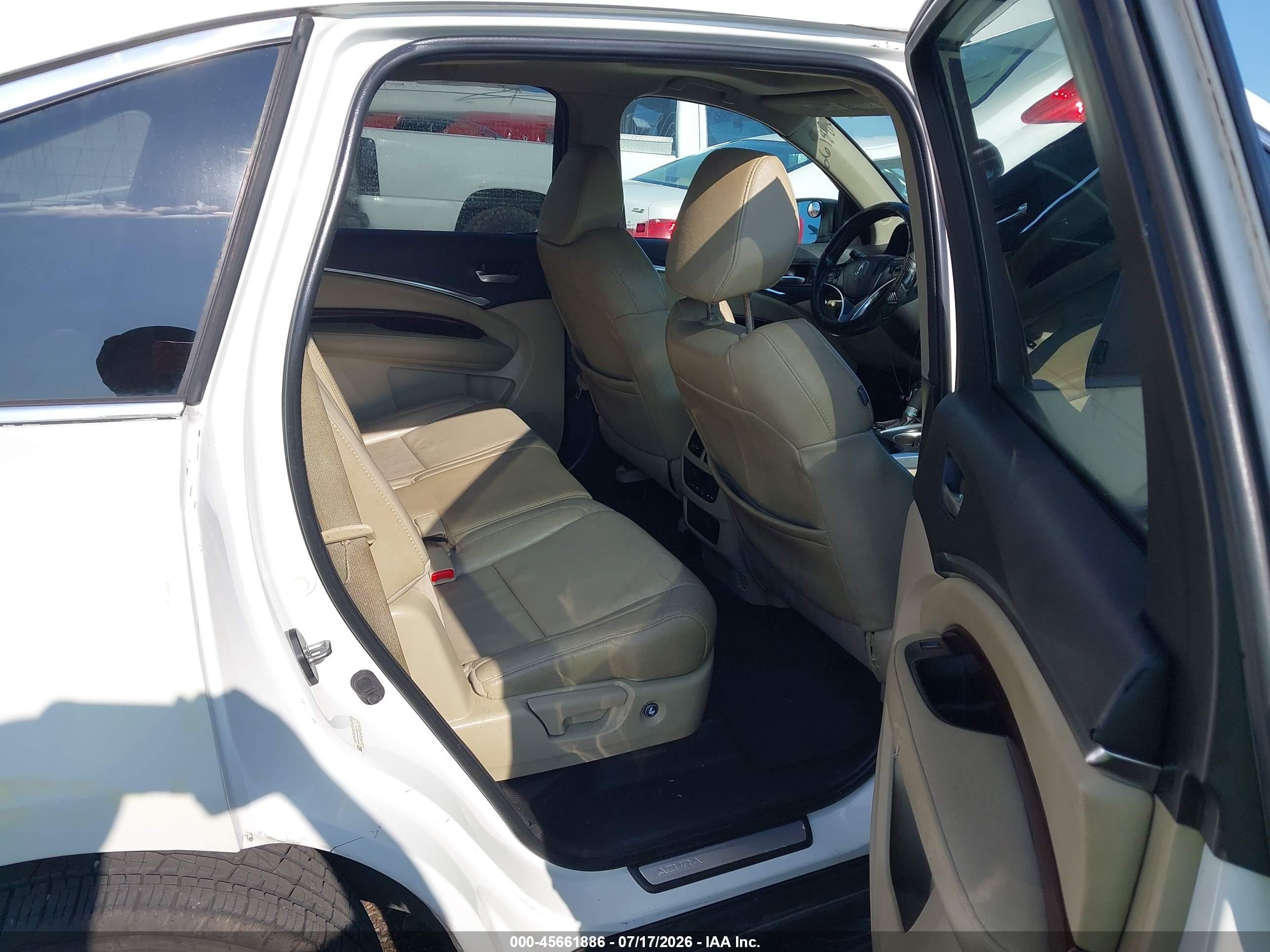2014 Acura Mdx Technology Package White vin: 5FRYD3H44EB009744
