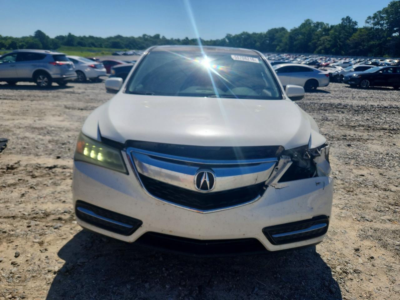 2014 Acura Mdx Technology White vin: 5FRYD3H44EB010974
