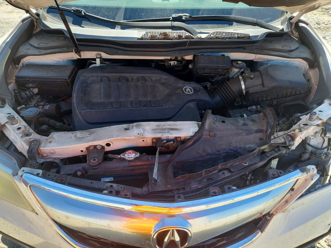 2014 Acura Mdx Technology White vin: 5FRYD3H44EB010974