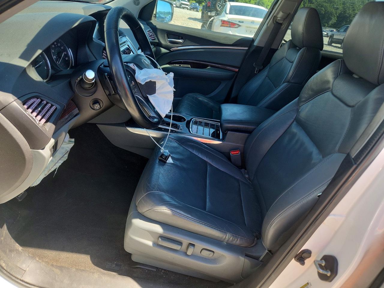 2014 Acura Mdx Technology White vin: 5FRYD3H44EB010974