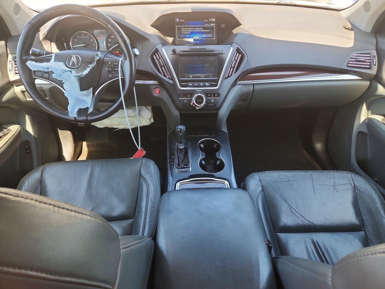 2014 Acura Mdx Technology White vin: 5FRYD3H44EB010974
