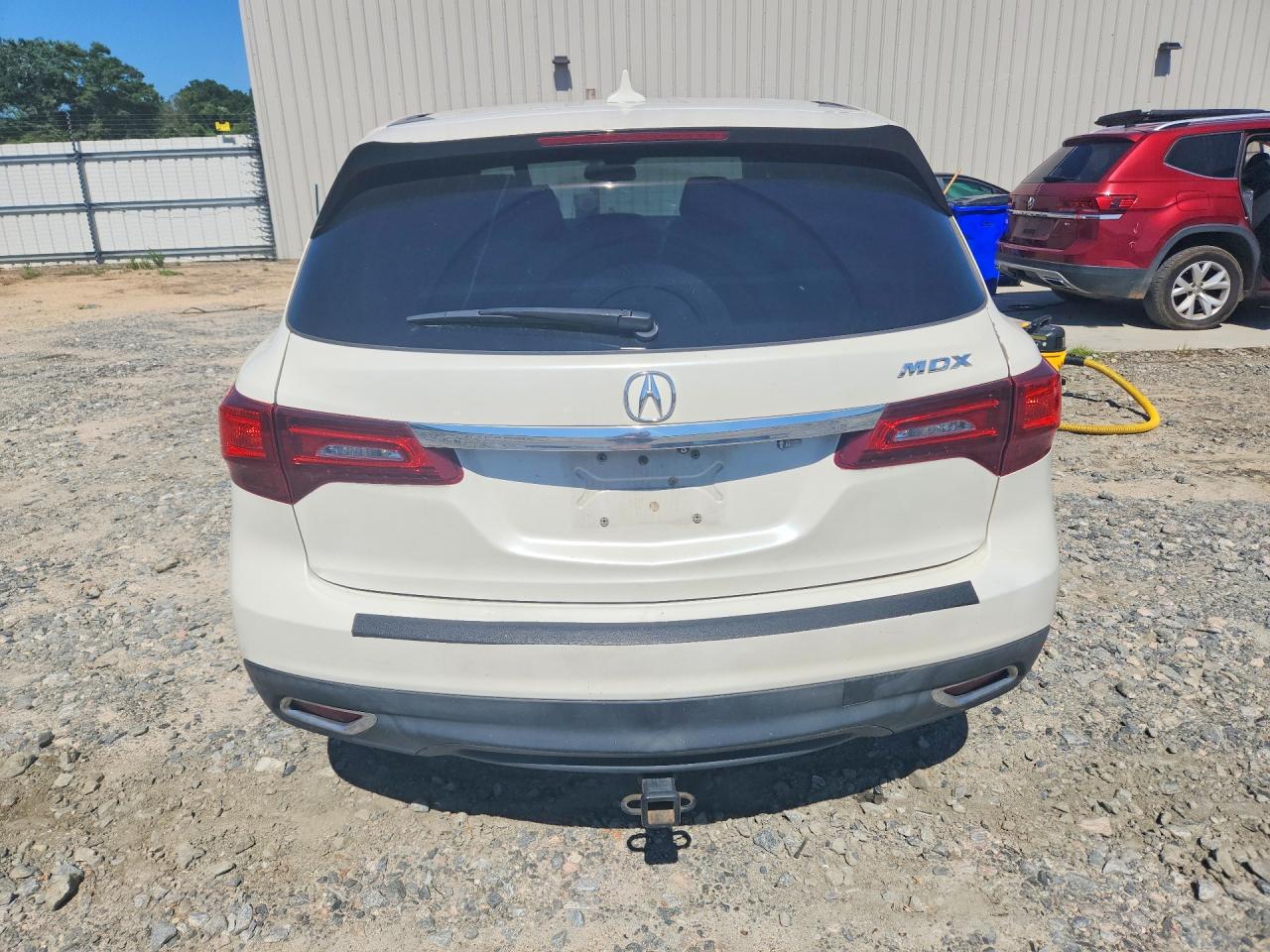2014 Acura Mdx Technology White vin: 5FRYD3H44EB010974