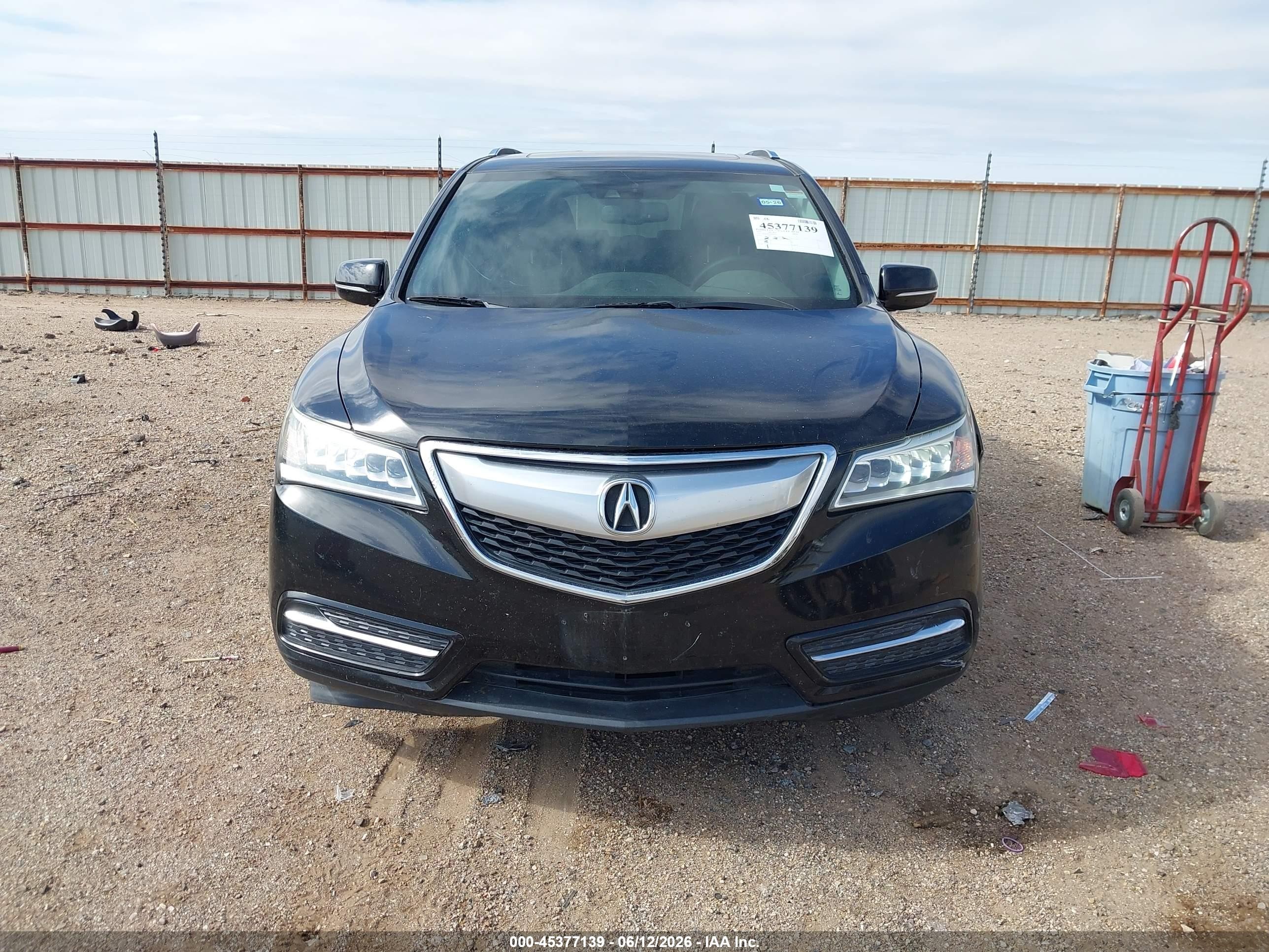 2014 Acura Mdx Technology Package Black vin: 5FRYD3H44EB016113