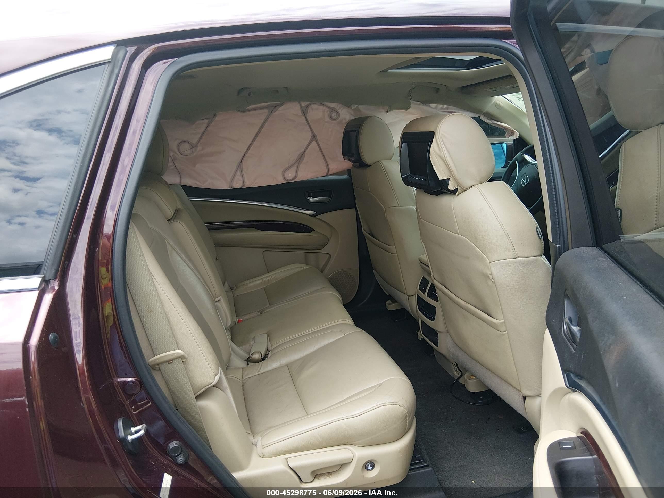 2014 Acura Mdx Technology Package Burgundy vin: 5FRYD3H44EB019092
