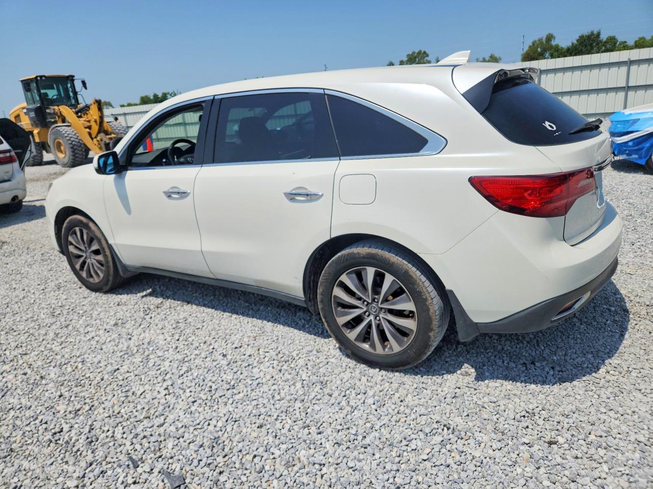 2015 Acura Mdx Technology White vin: 5FRYD3H44FB012807