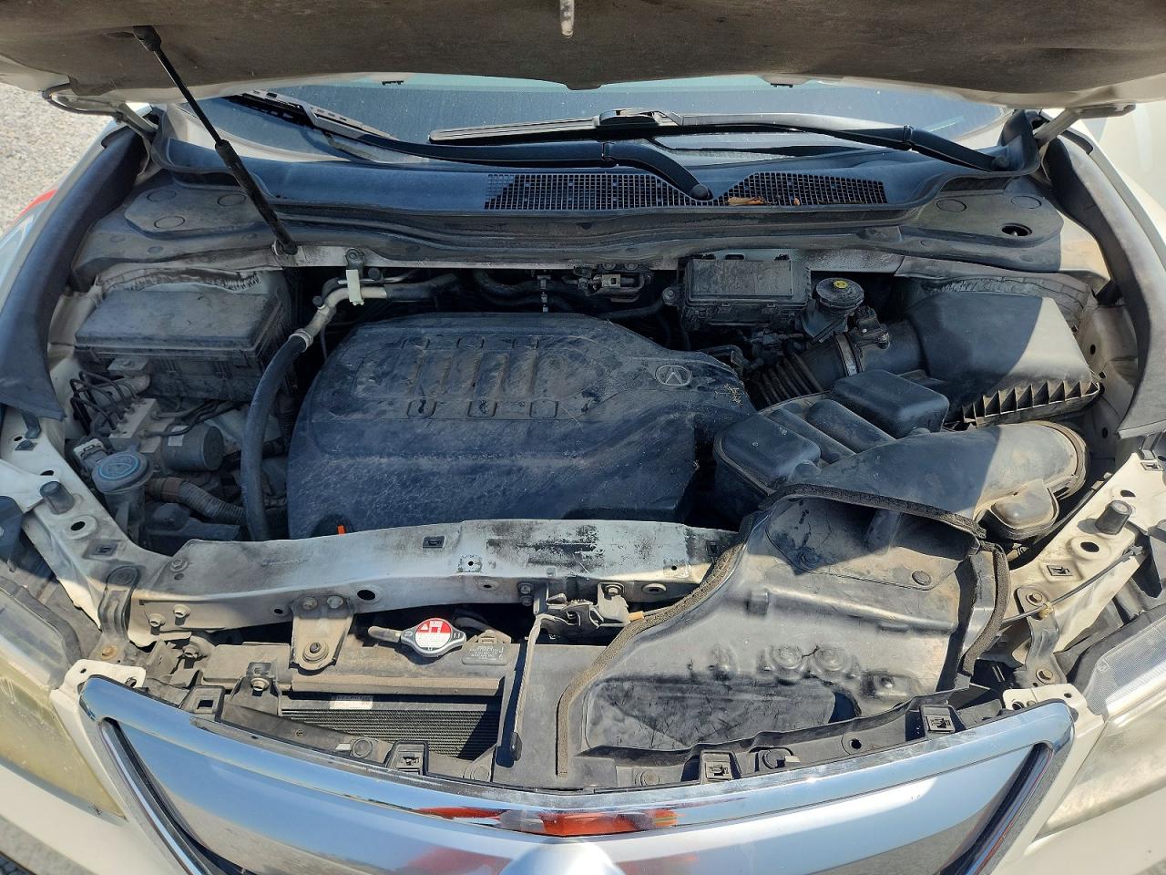 2015 Acura Mdx Technology White vin: 5FRYD3H44FB012807