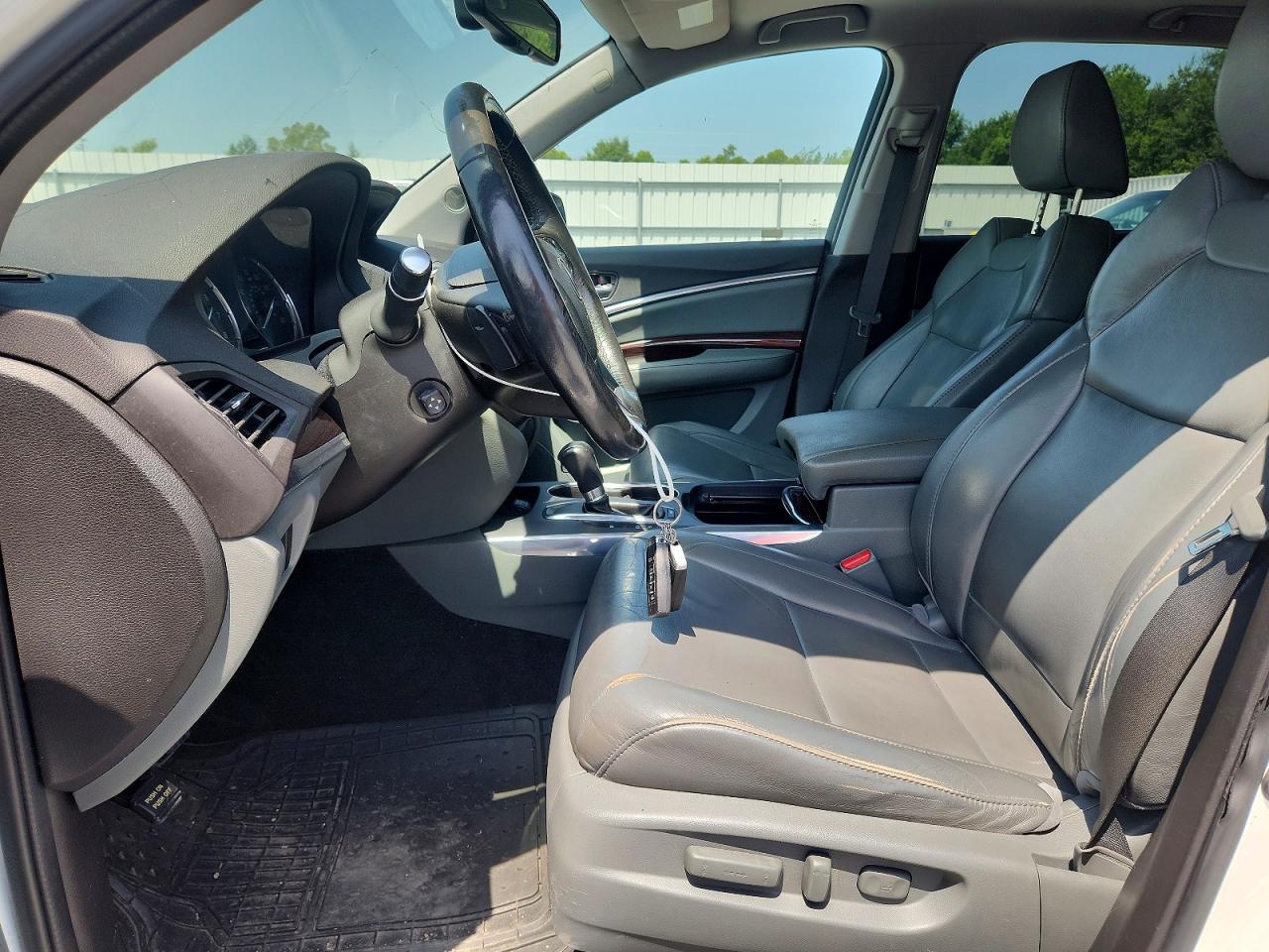 2015 Acura Mdx Technology White vin: 5FRYD3H44FB012807