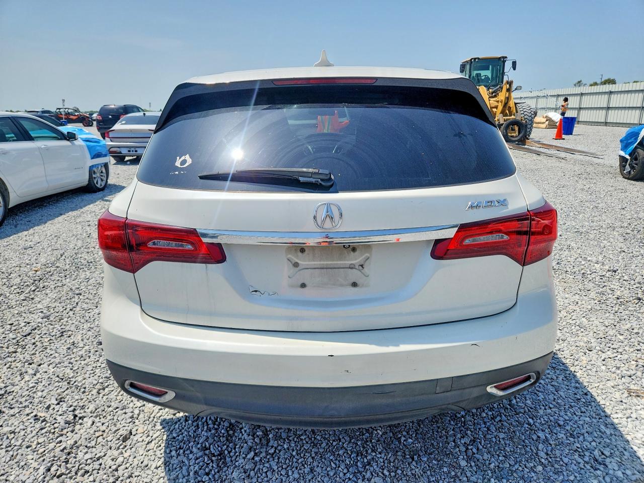 2015 Acura Mdx Technology White vin: 5FRYD3H44FB012807