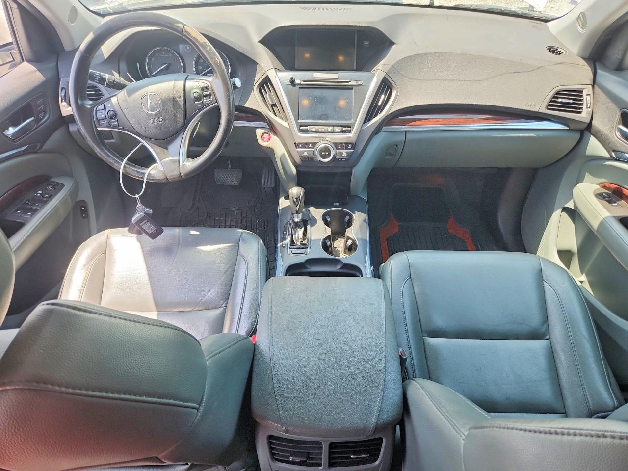 2015 Acura Mdx Technology White vin: 5FRYD3H44FB012807