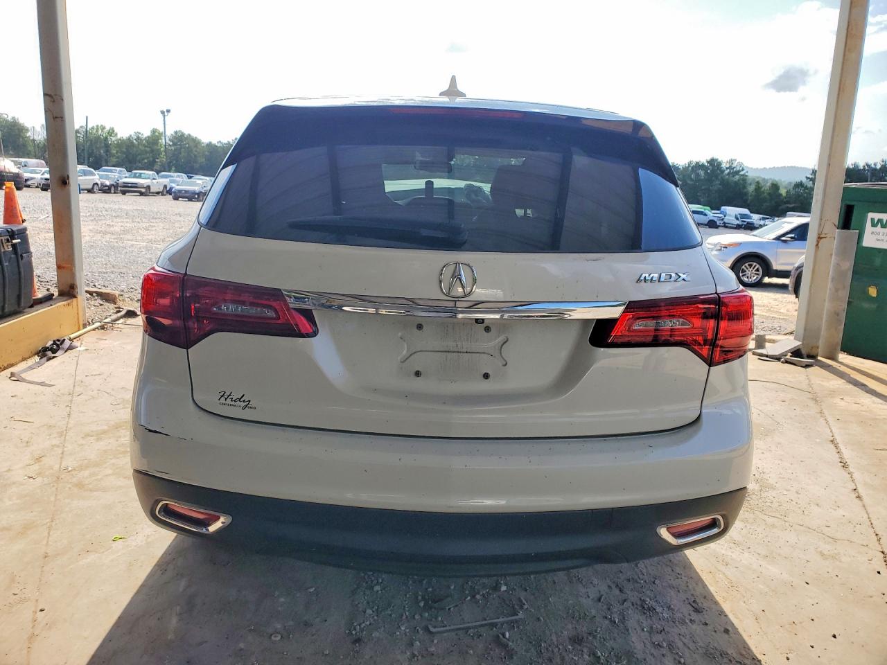 2014 Acura Mdx Technology White vin: 5FRYD3H45EB007582