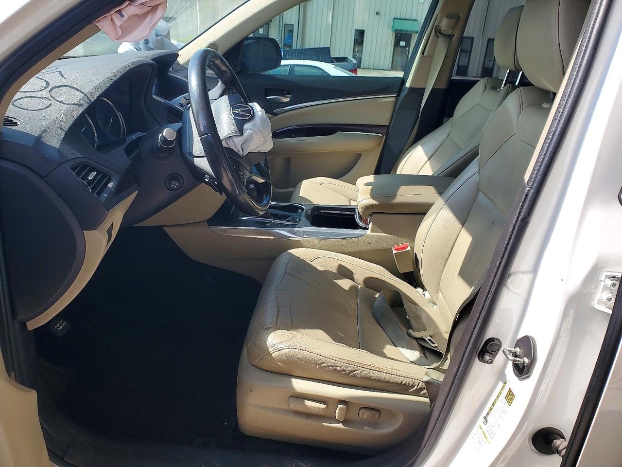 2014 Acura Mdx Technology White vin: 5FRYD3H45EB007582