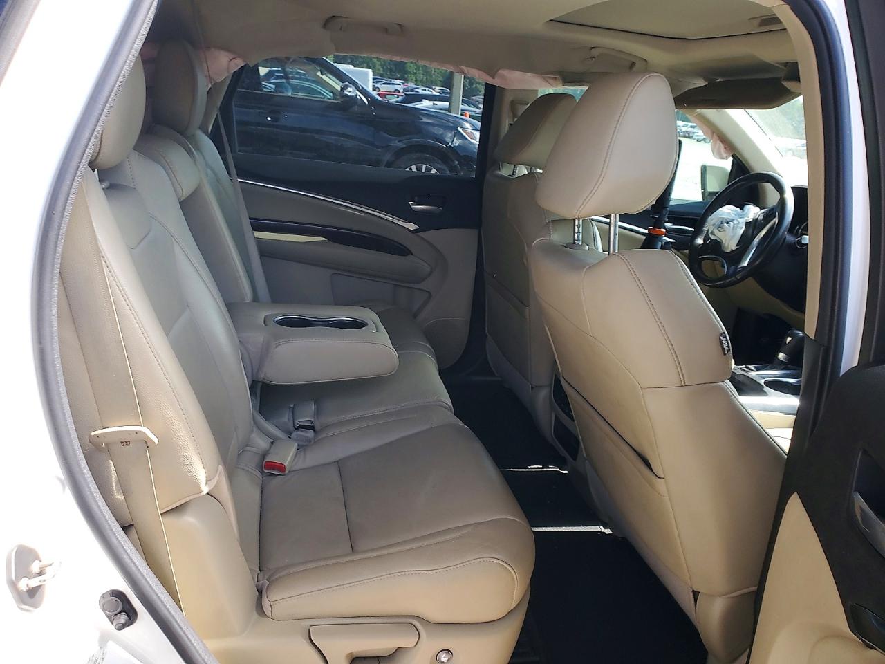 2014 Acura Mdx Technology White vin: 5FRYD3H45EB007582