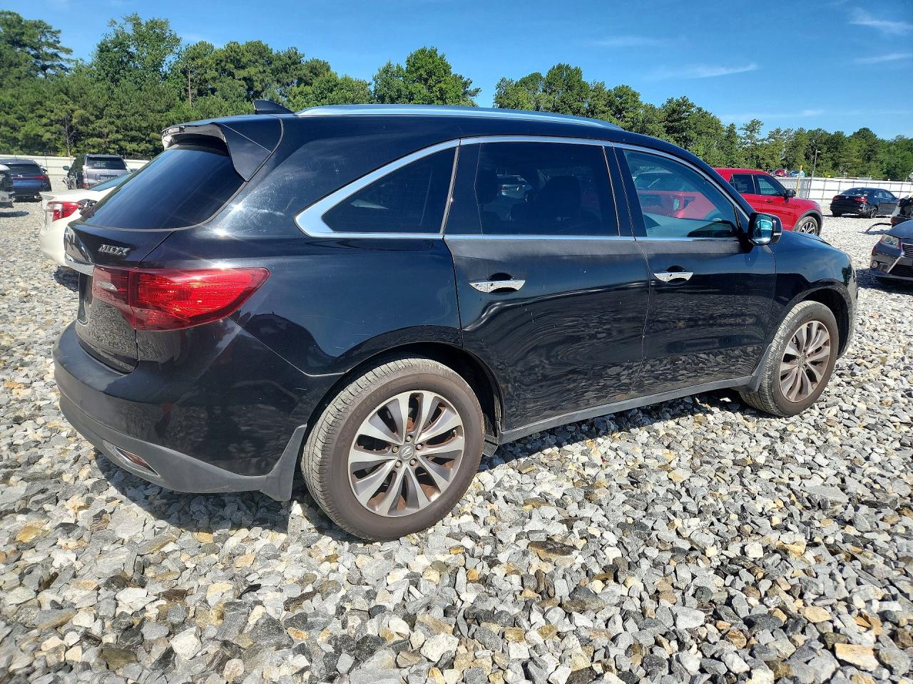 2014 Acura Mdx Technology Black vin: 5FRYD3H45EB013432