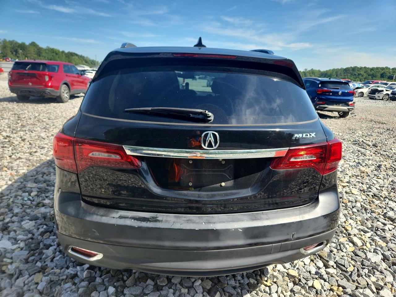 2014 Acura Mdx Technology Black vin: 5FRYD3H45EB013432