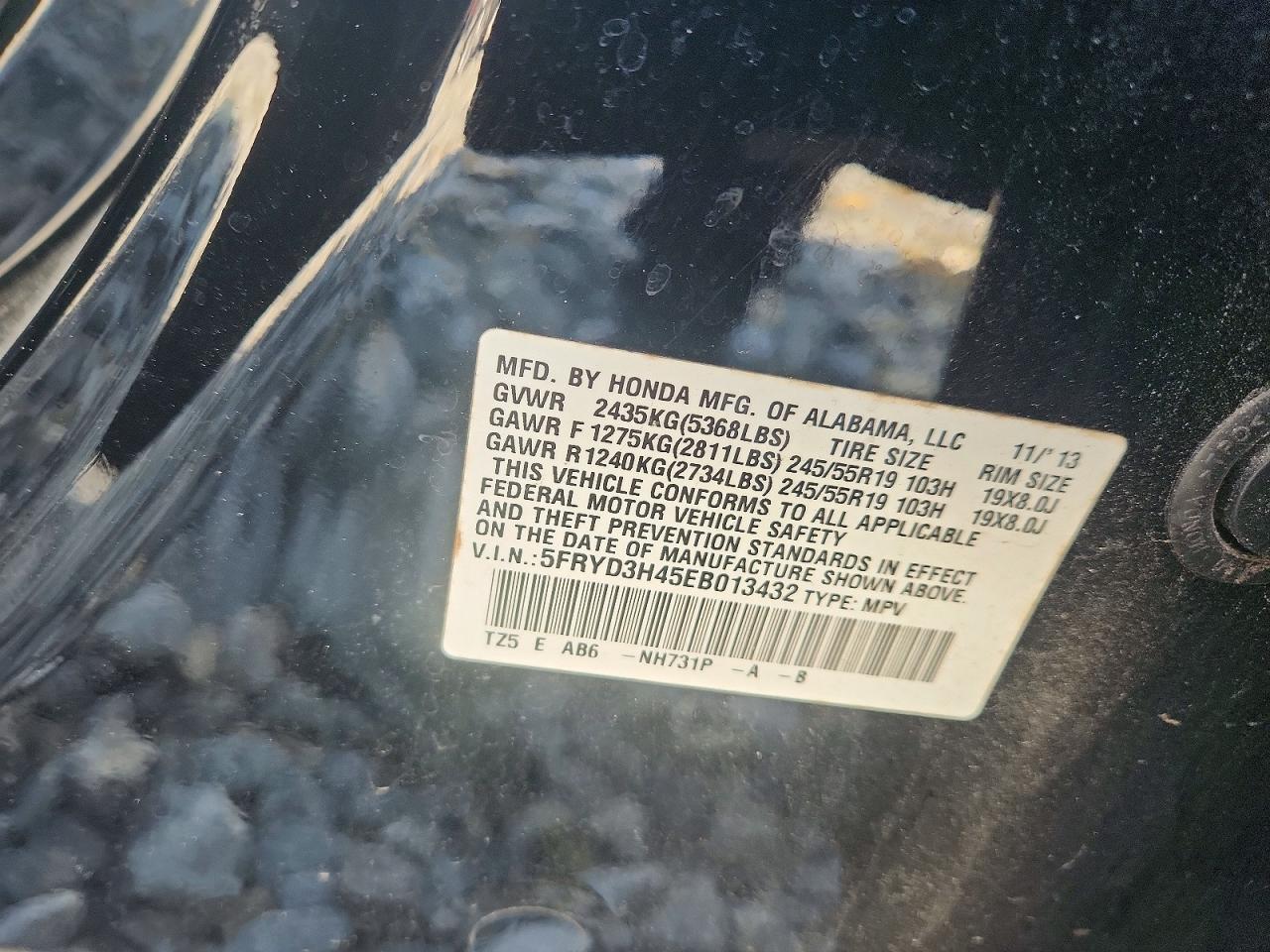 2014 Acura Mdx Technology Black vin: 5FRYD3H45EB013432